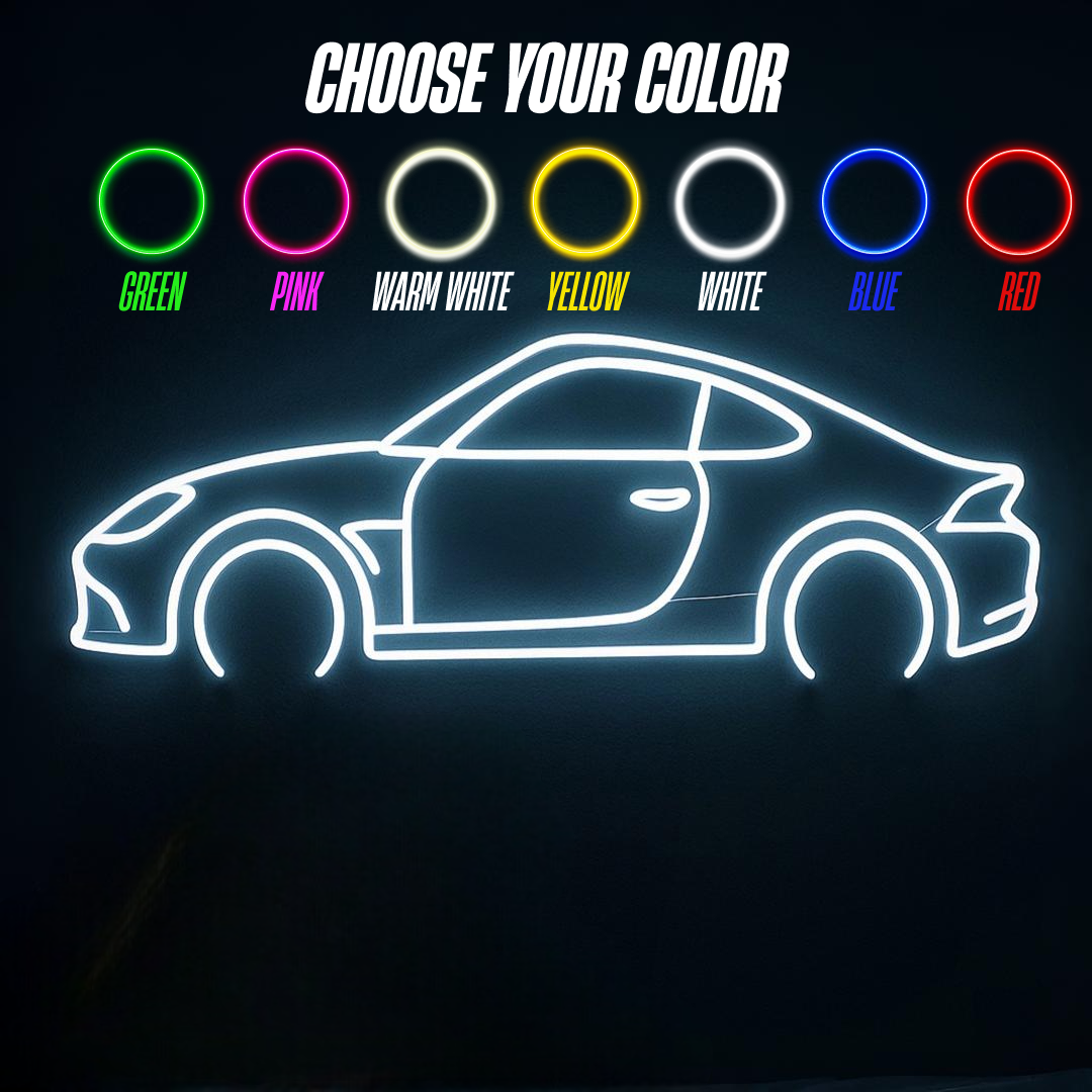 Tacoma TRD 2024 Neon Silhouette