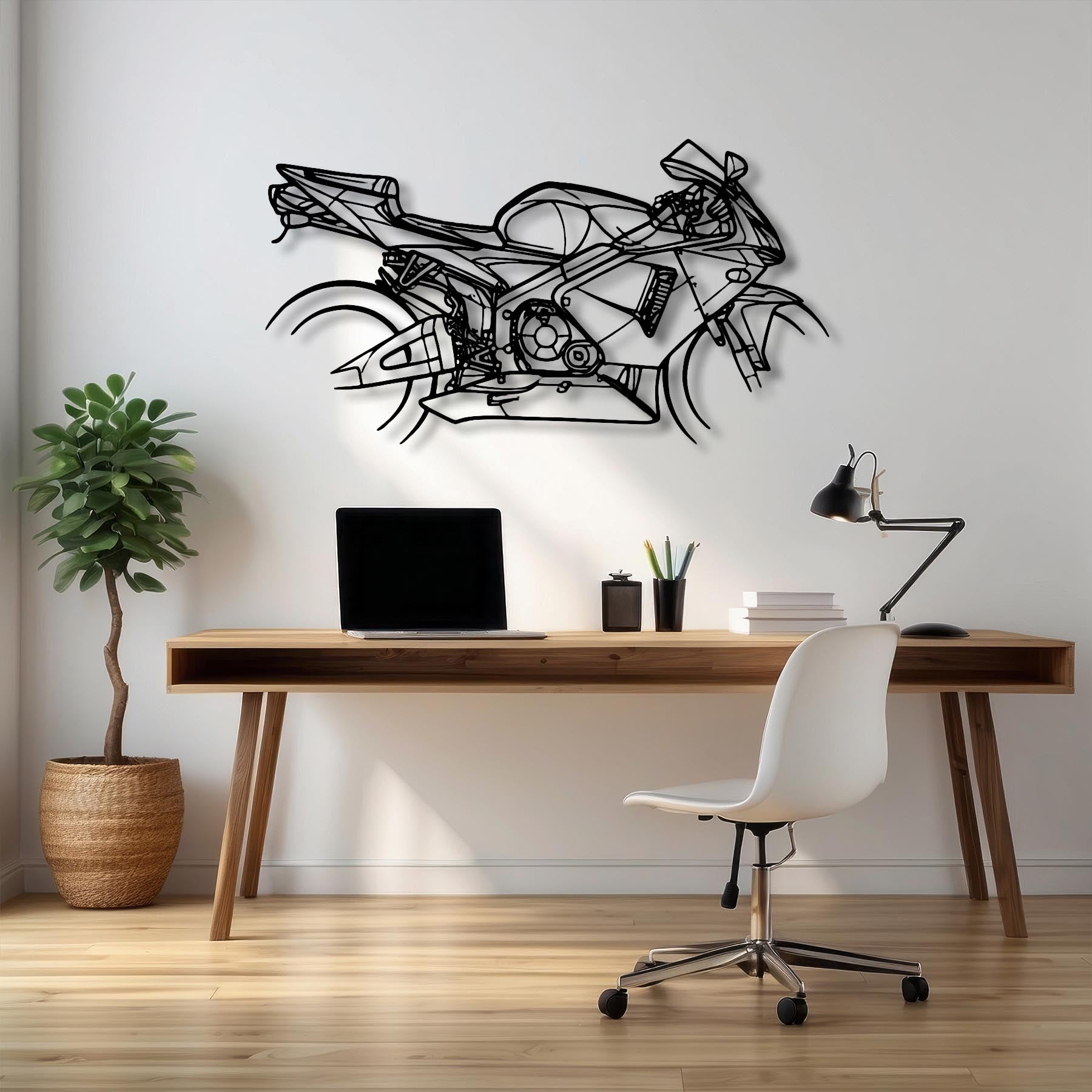 CBR600 2006 Silhouette Metal Wall Art