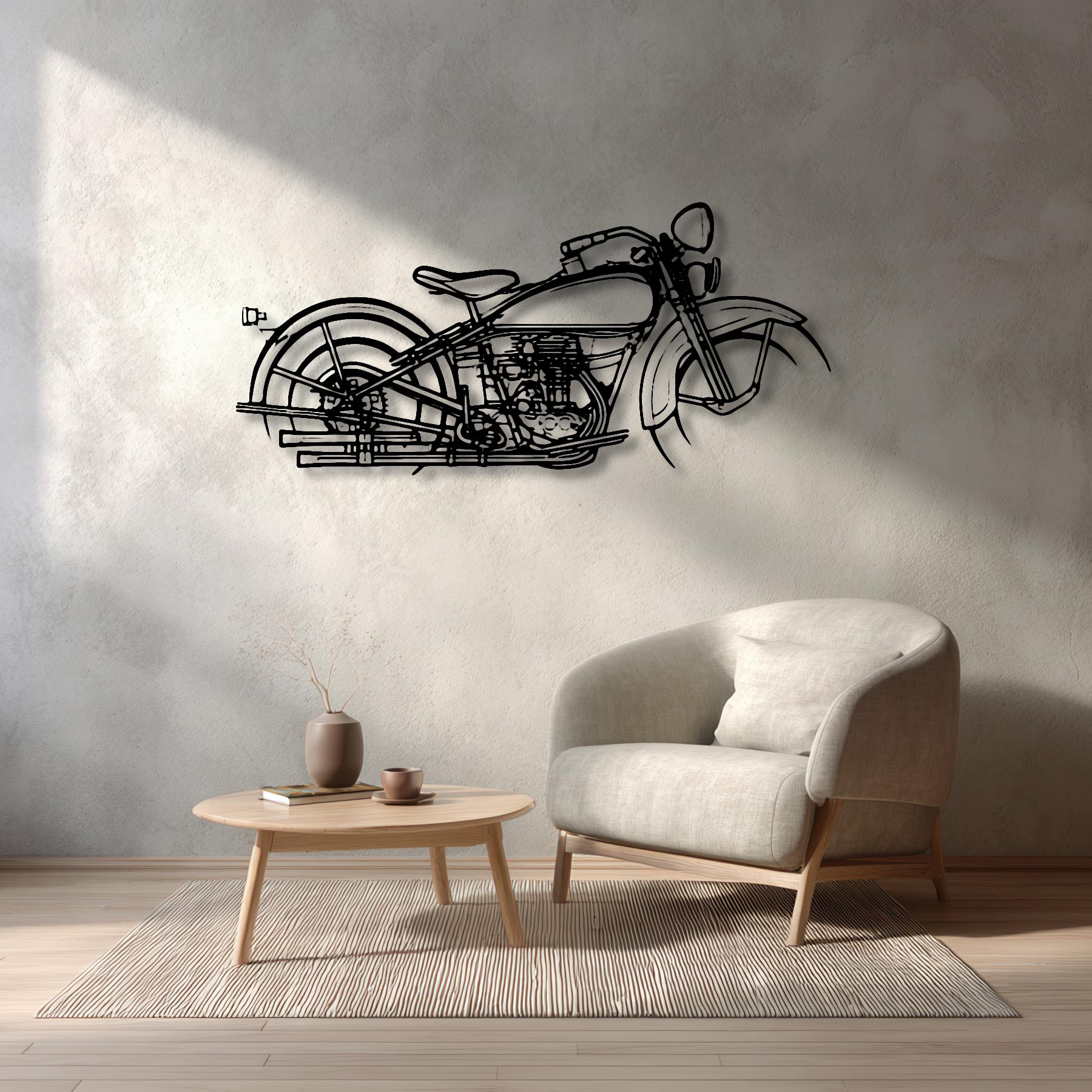 CB 1934 Silhouette Metal Wall Art