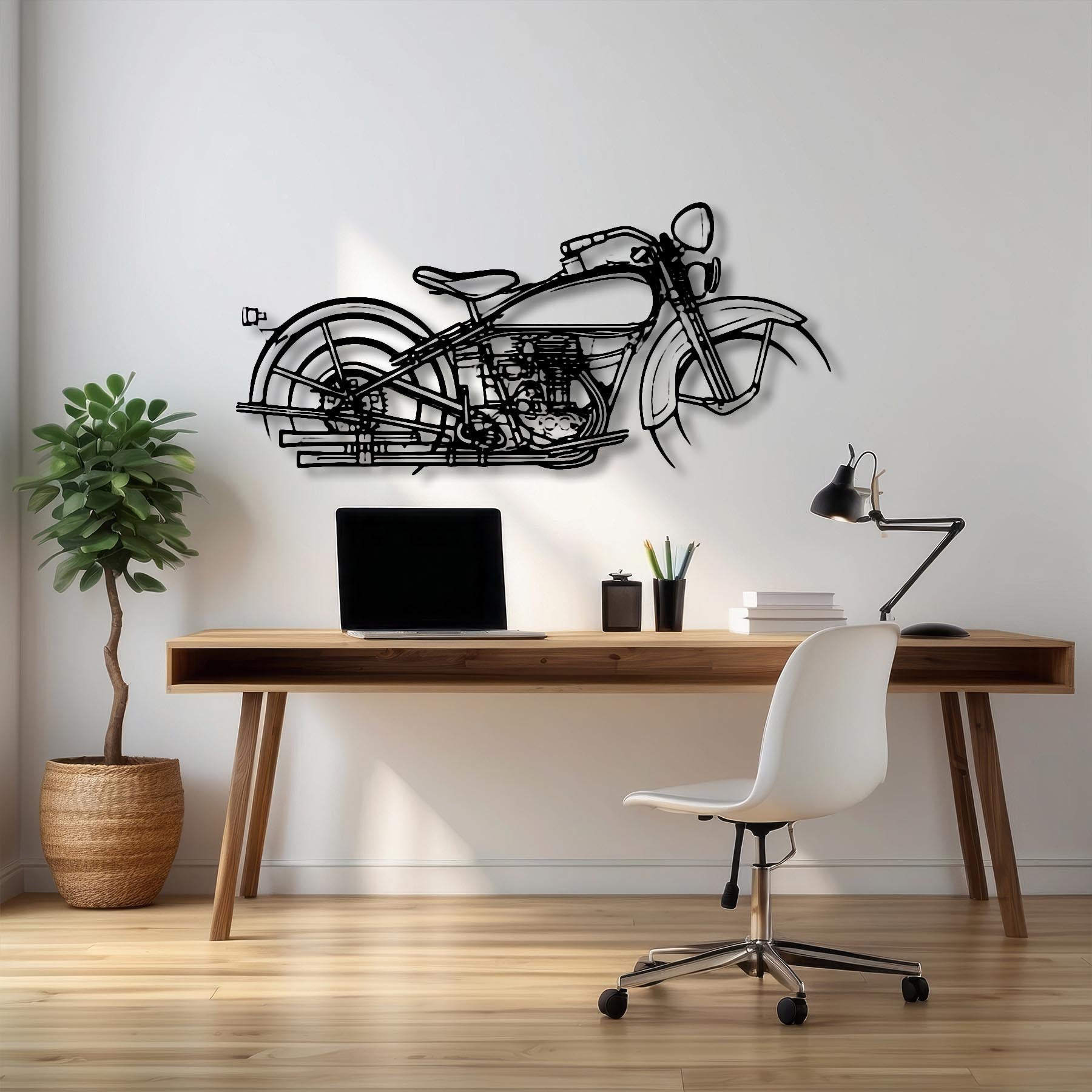 CB 1934 Silhouette Metal Wall Art