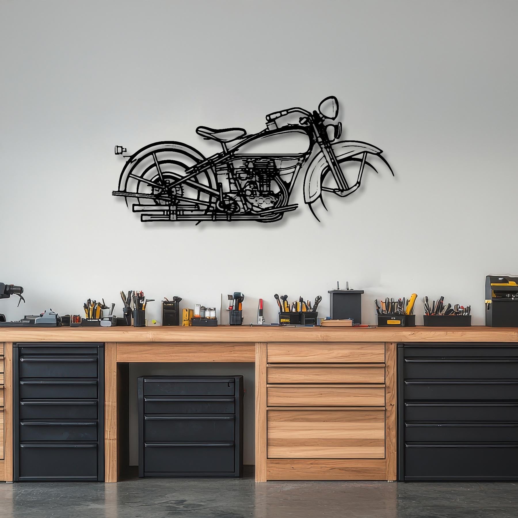 CB 1934 Silhouette Metal Wall Art