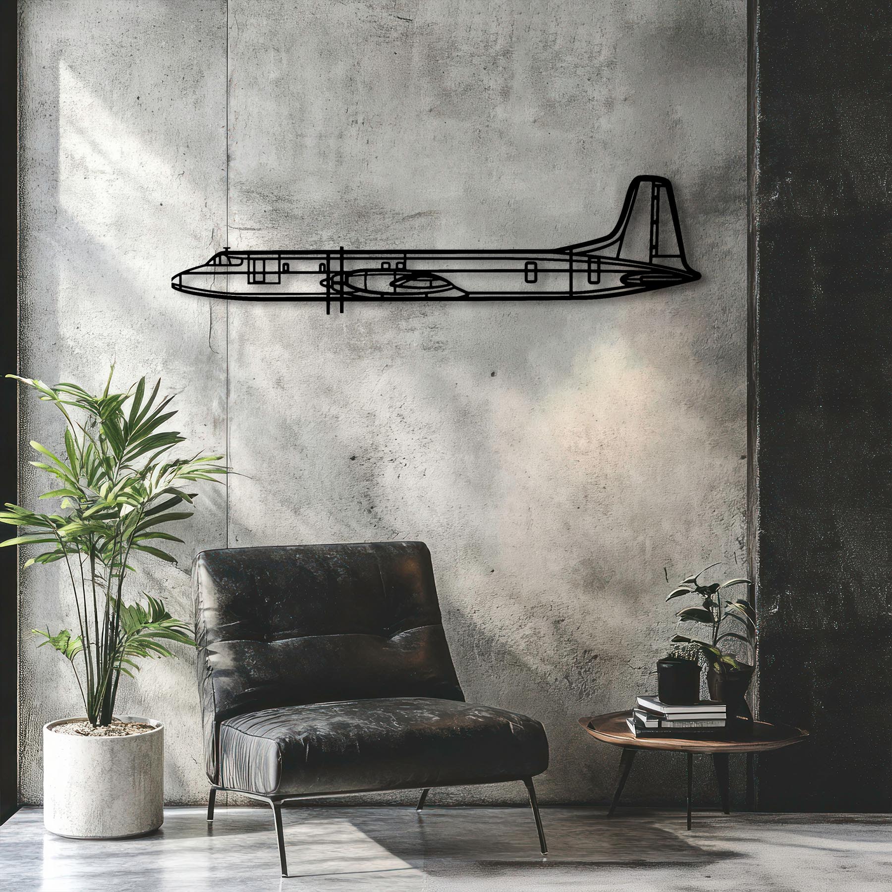 CL-44 Metal Aircraft Wall Art - NCP0540