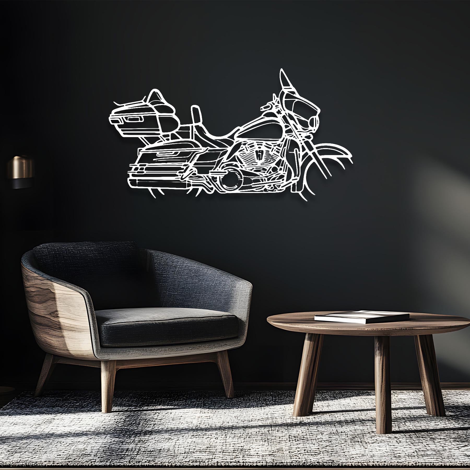 CVO Limited Silhouette Metal Wall Art