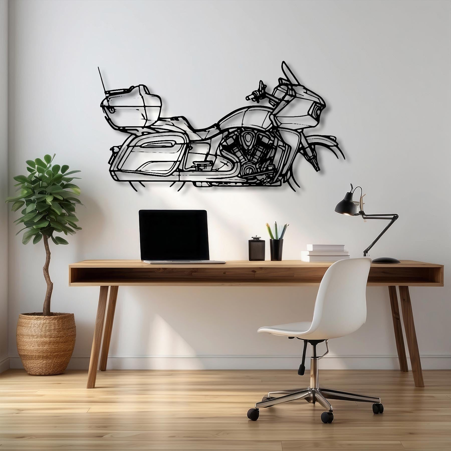 Challenger Pursuit 2022 Silhouette Metal Wall Art