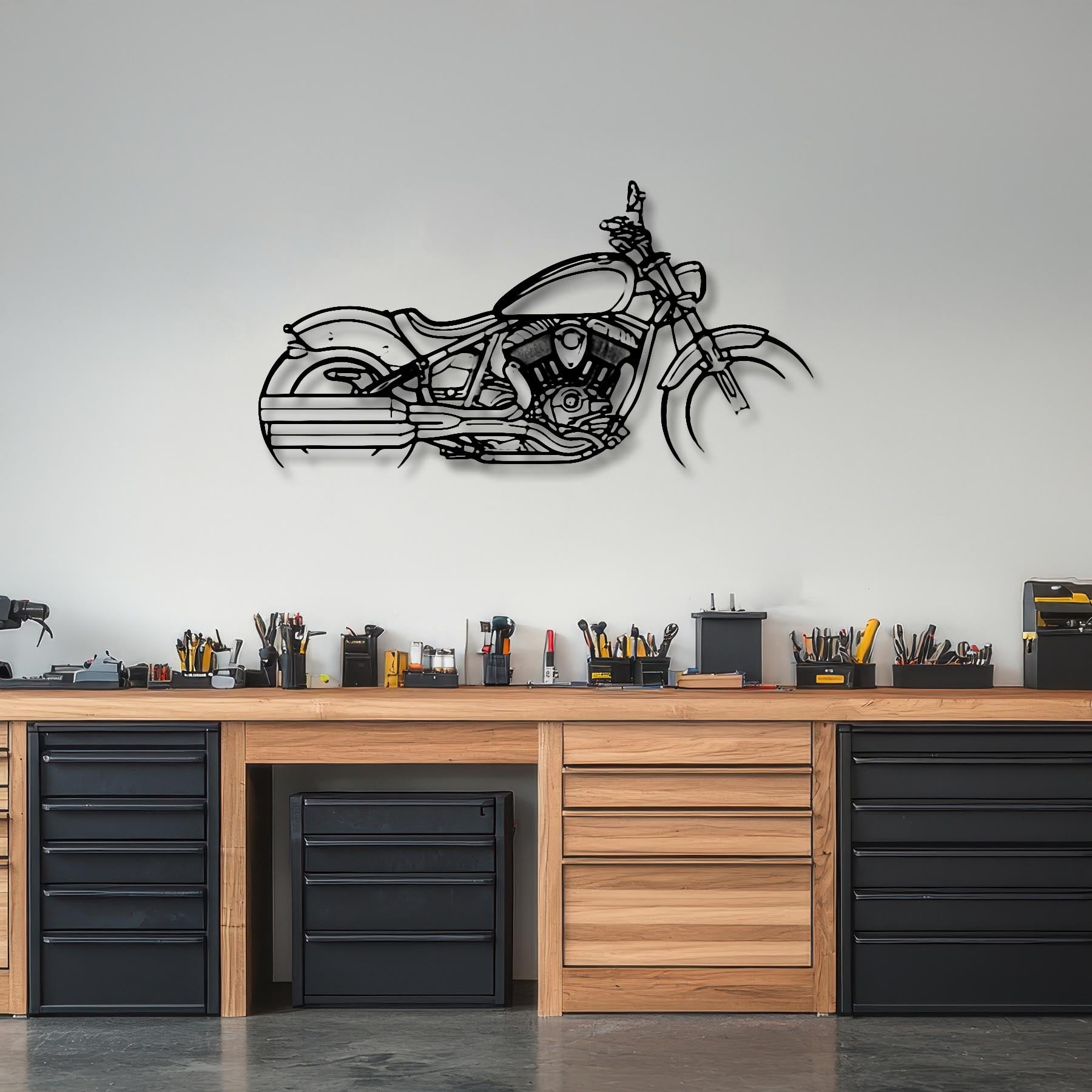 Chief Dark Horse 2023 Silhouette Metal Wall Art