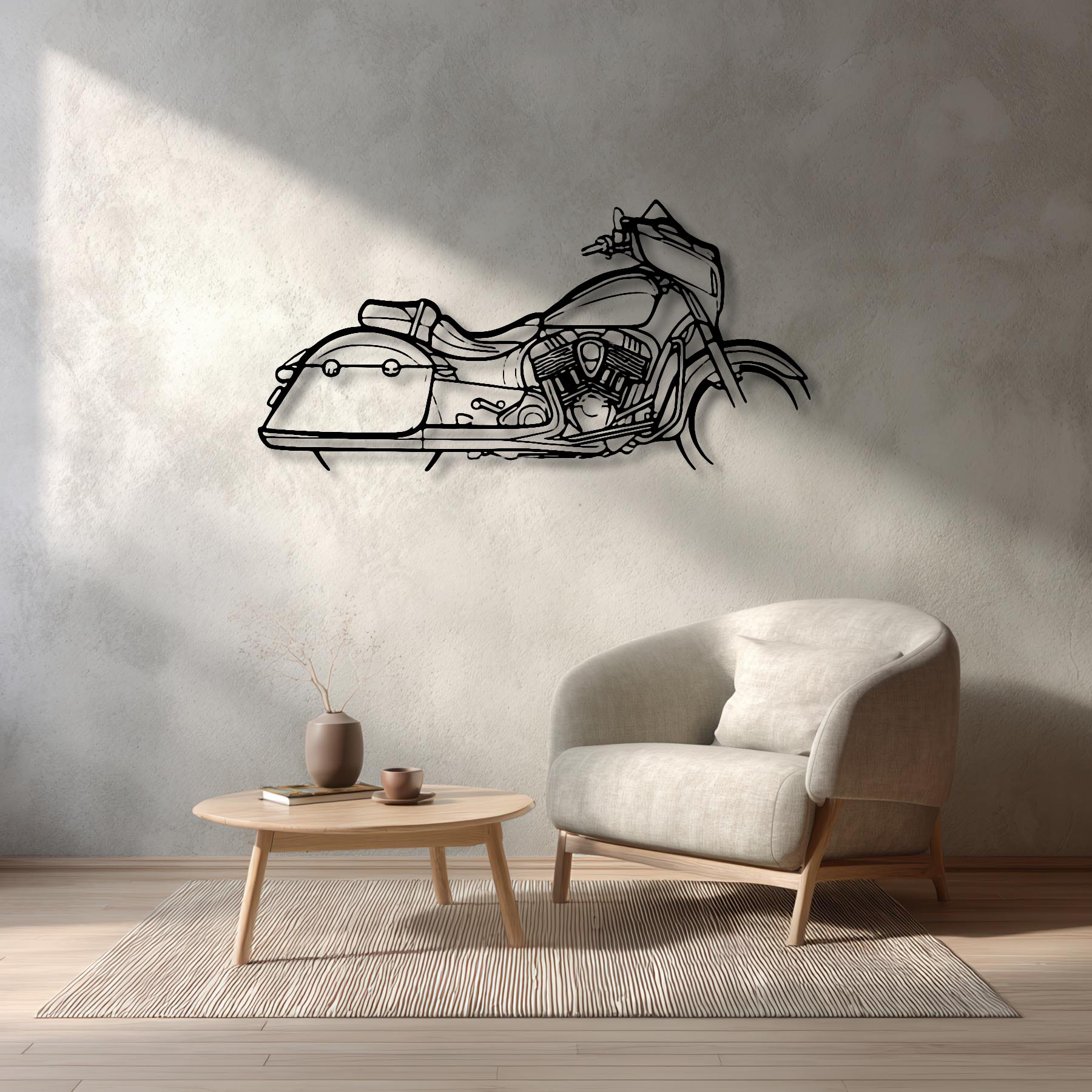 Chieftain 2018 Silhouette Metal Wall Art
