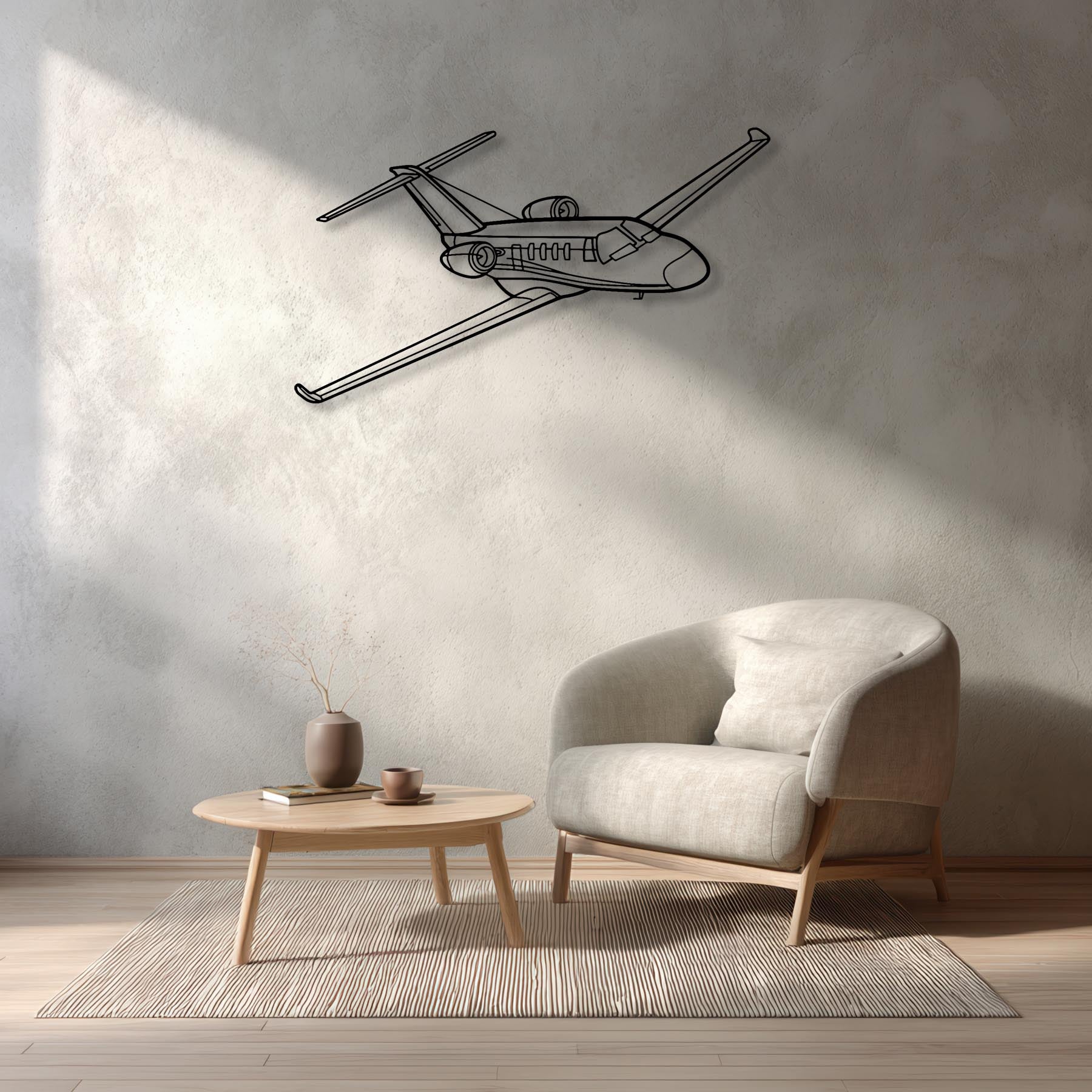 Citation M2 Angle Metal Aircraft Wall Art - NCP0049