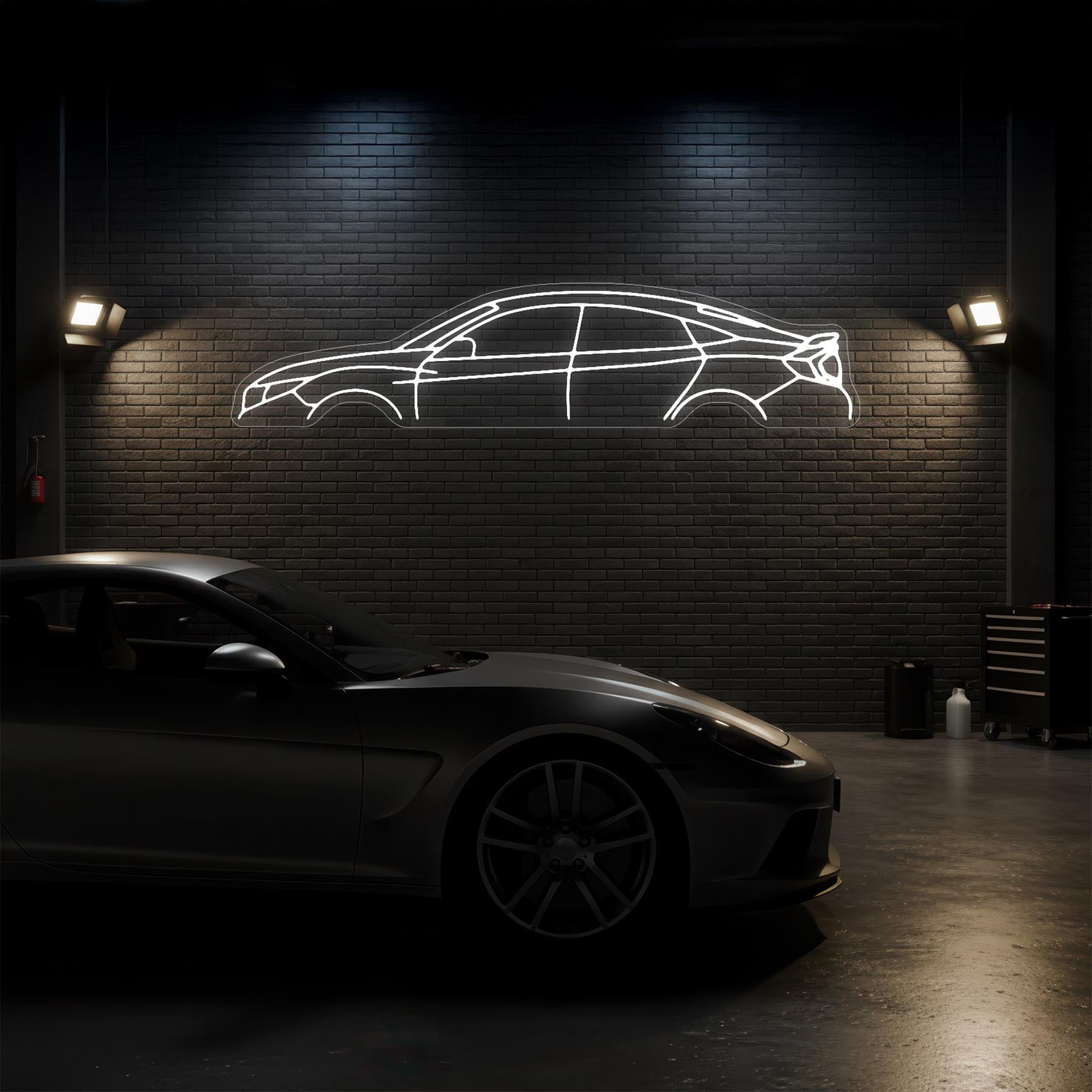 Civic Si 2020 Neon Silhouette