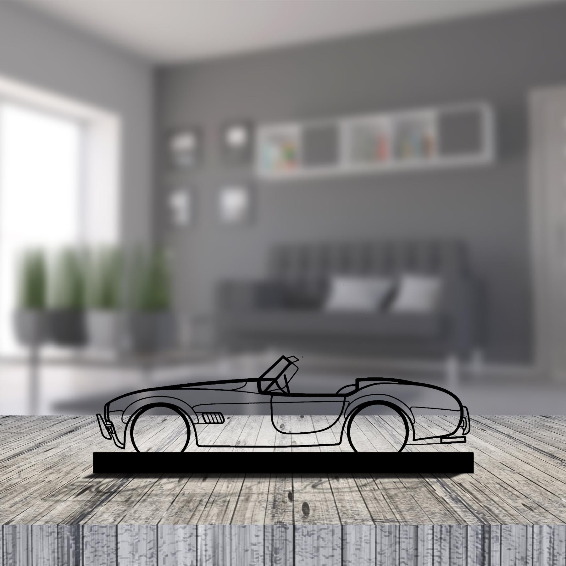 Cobra Silhouette Metal Art Stand