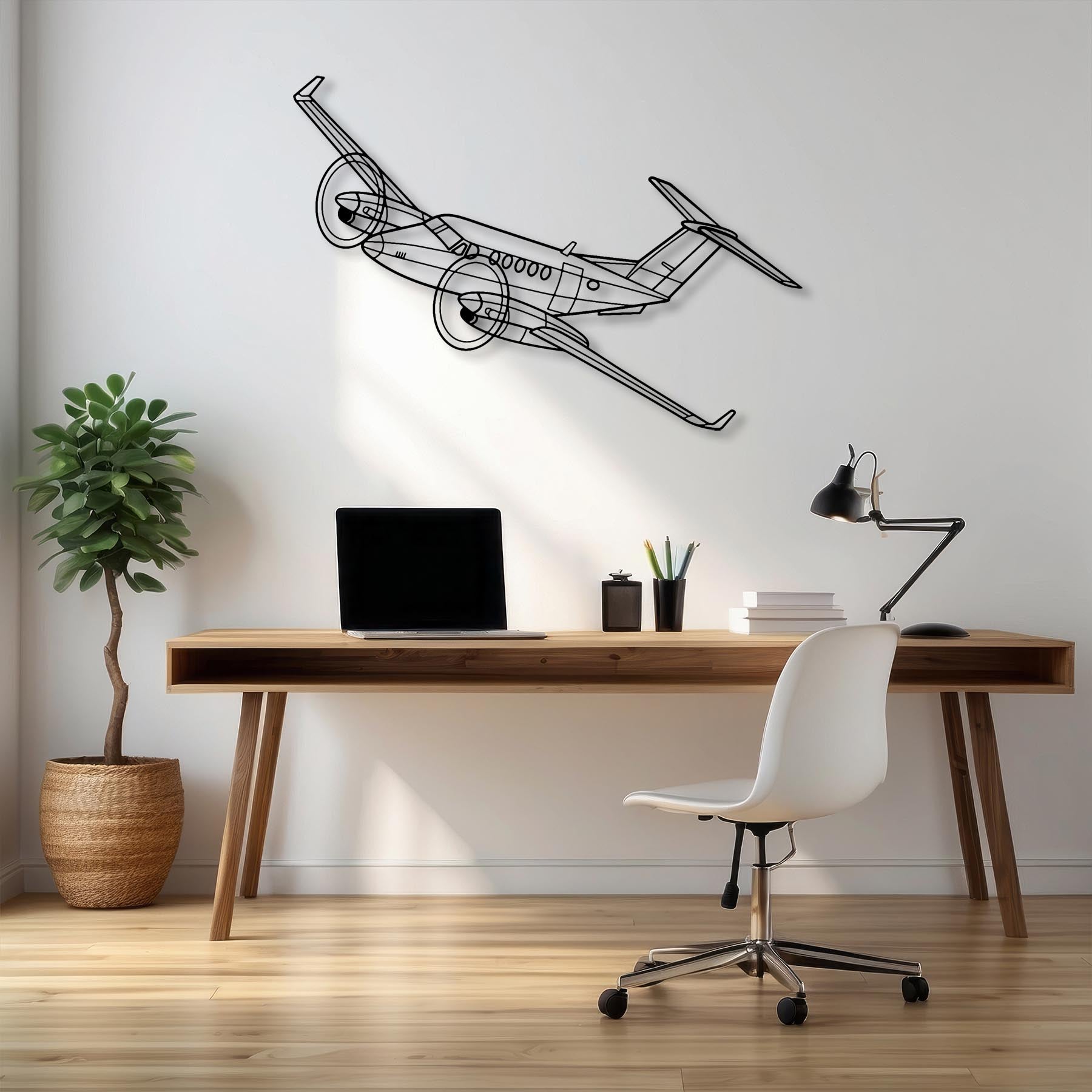 Commander 112 Front Metal Aircraft Wall Art - NCP0472