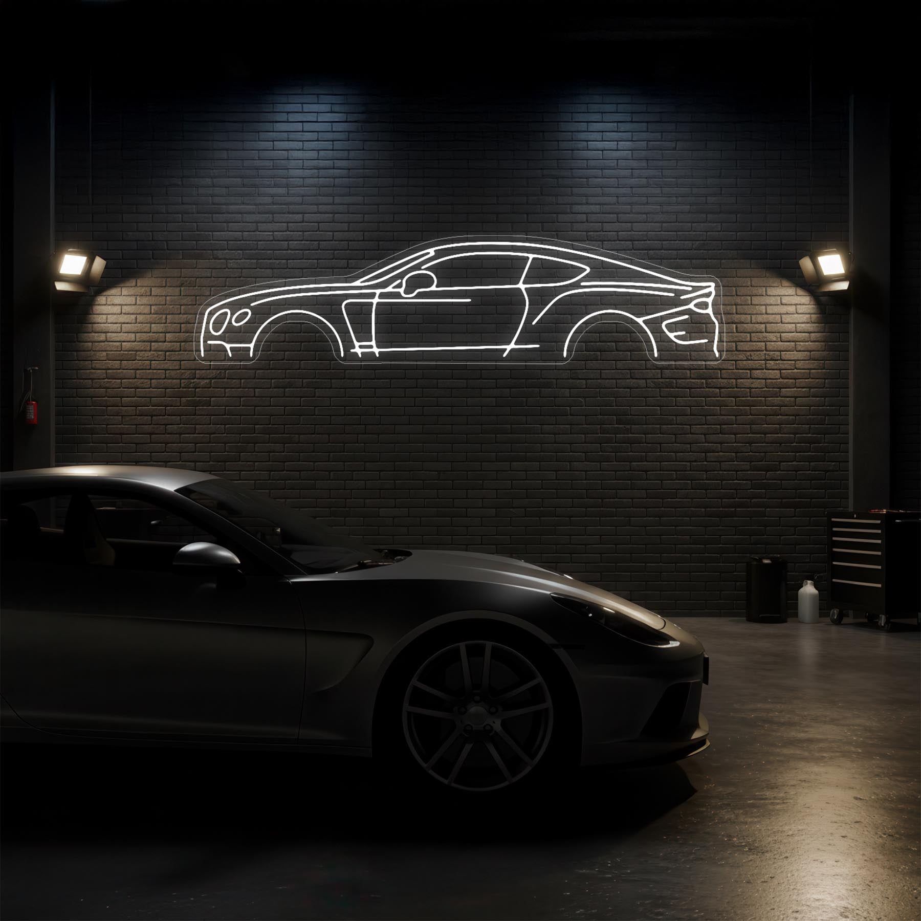 Continental GT Mansory Neon Silhouette