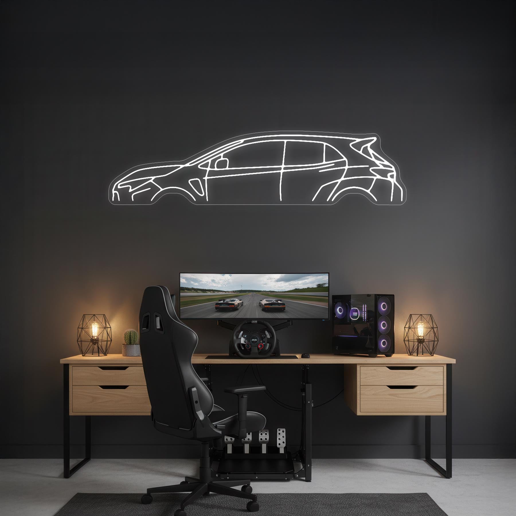 Corolla GR Circuit Neon Silhouette