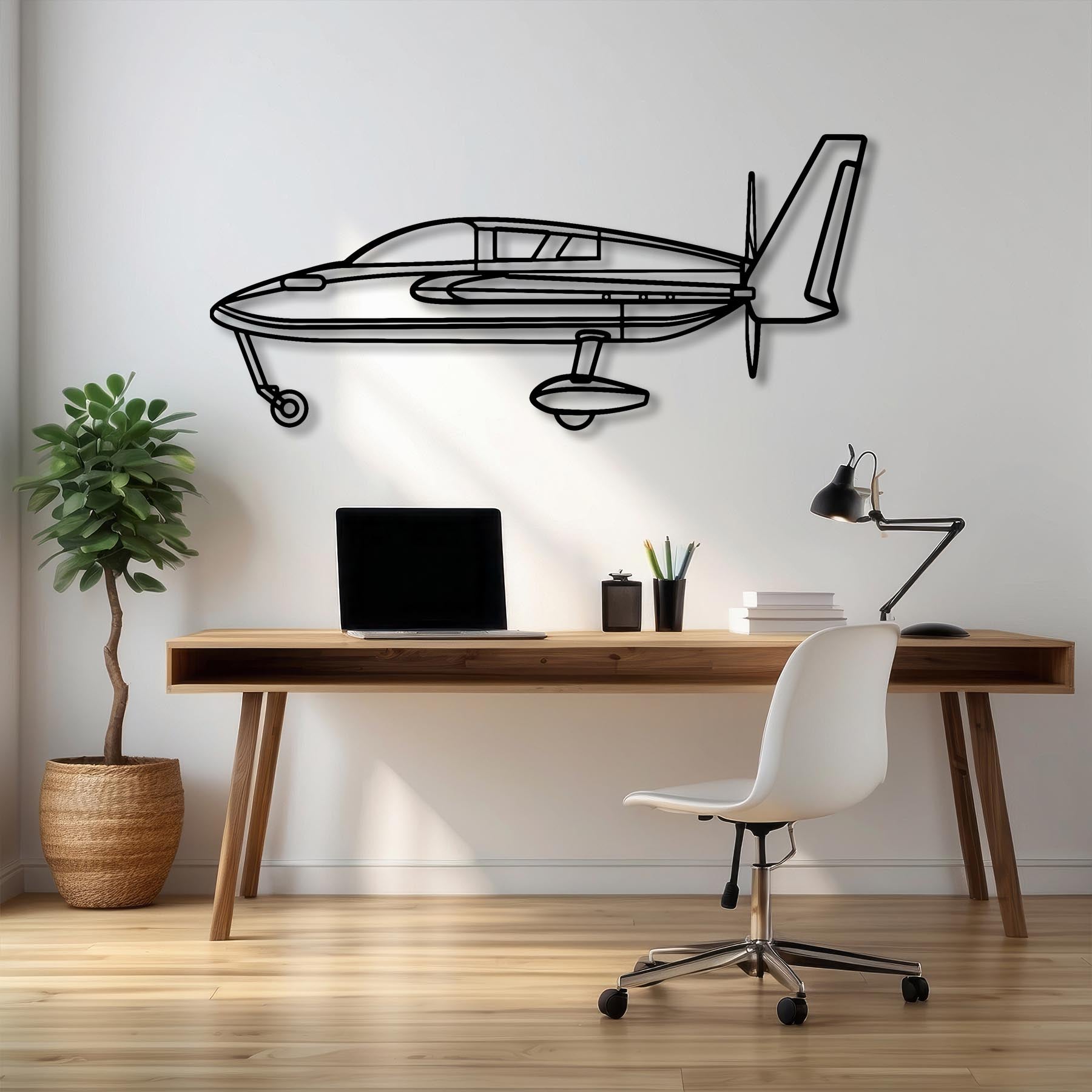 Cozy Mark IV Metal Aircraft Wall Art - NCP0542