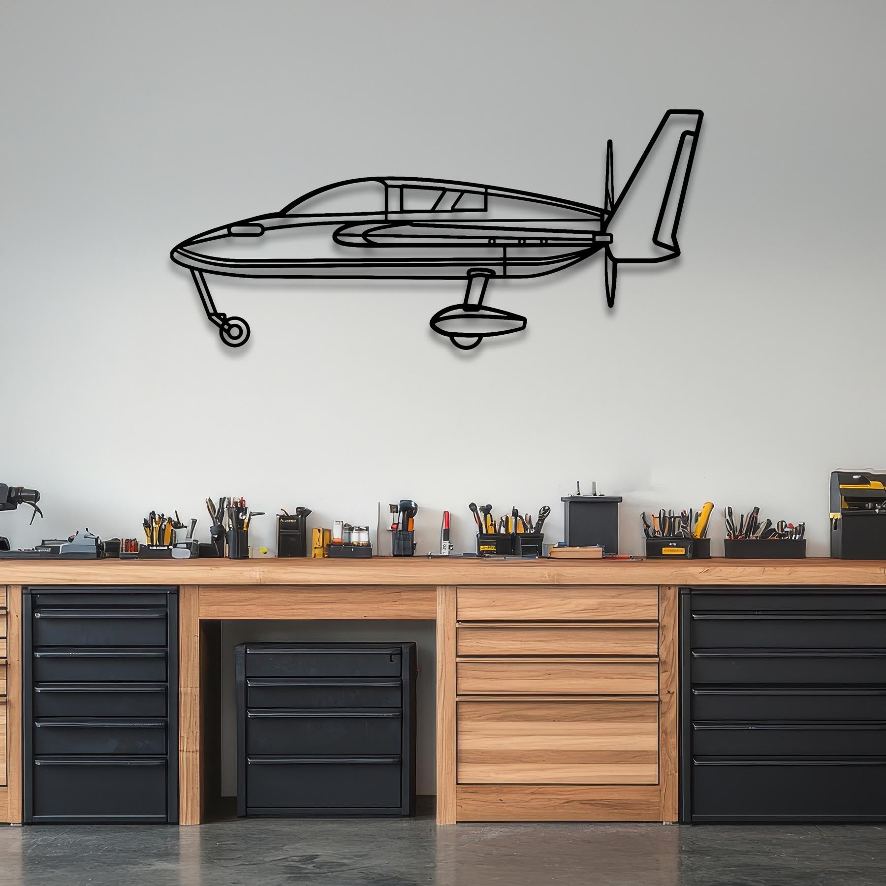 Cozy Mark IV Metal Aircraft Wall Art - NCP0542