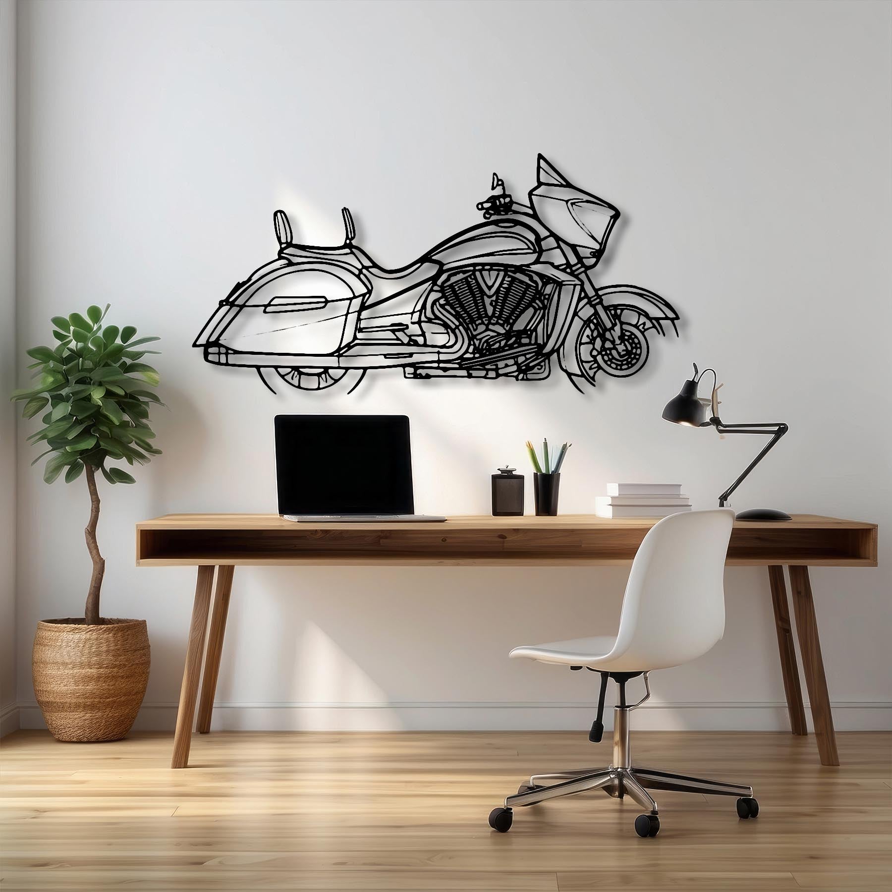 Cross Country 2014 Silhouette Metal Wall Art