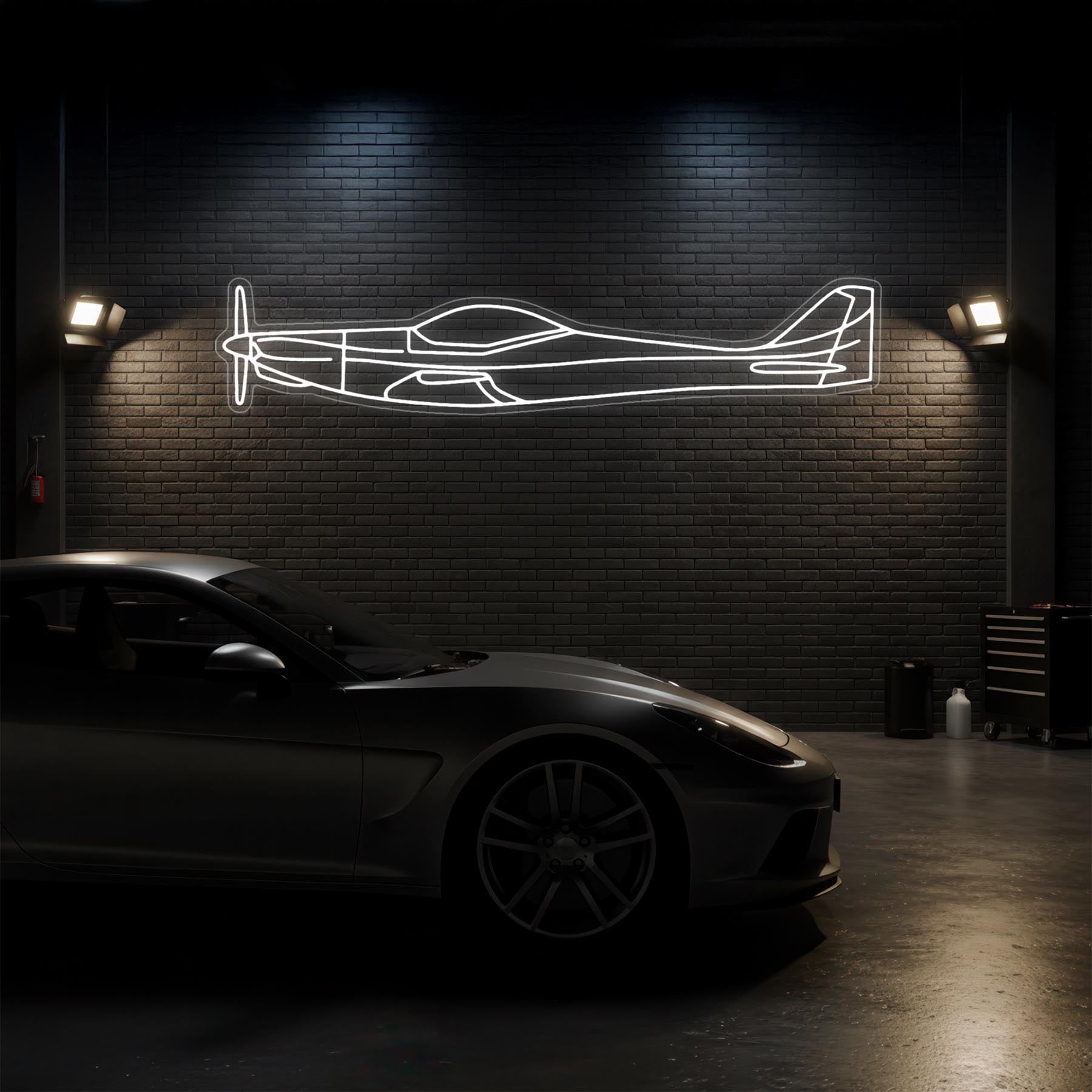 D4BK Neon Silhouette