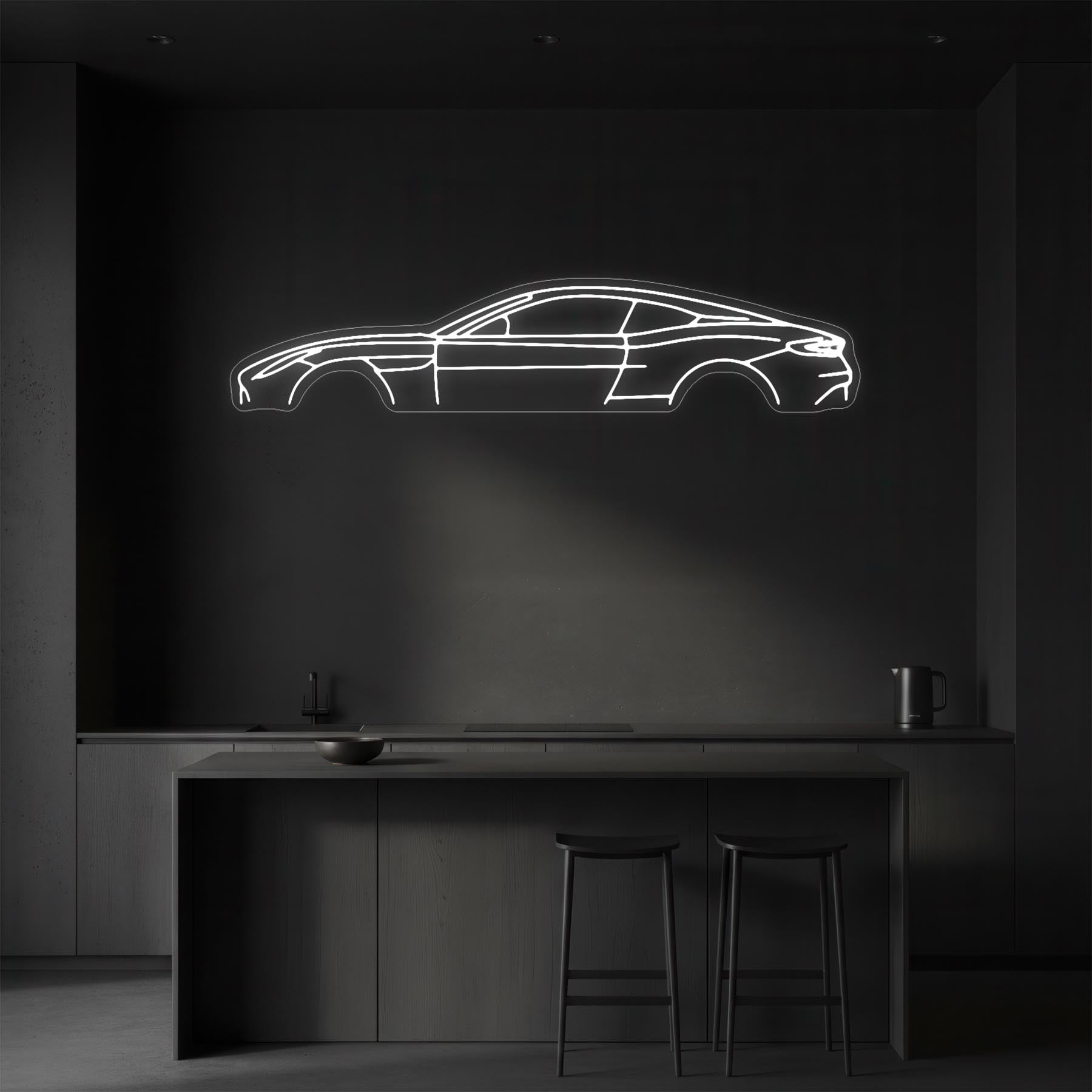 DB12 2024 Neon Silhouette