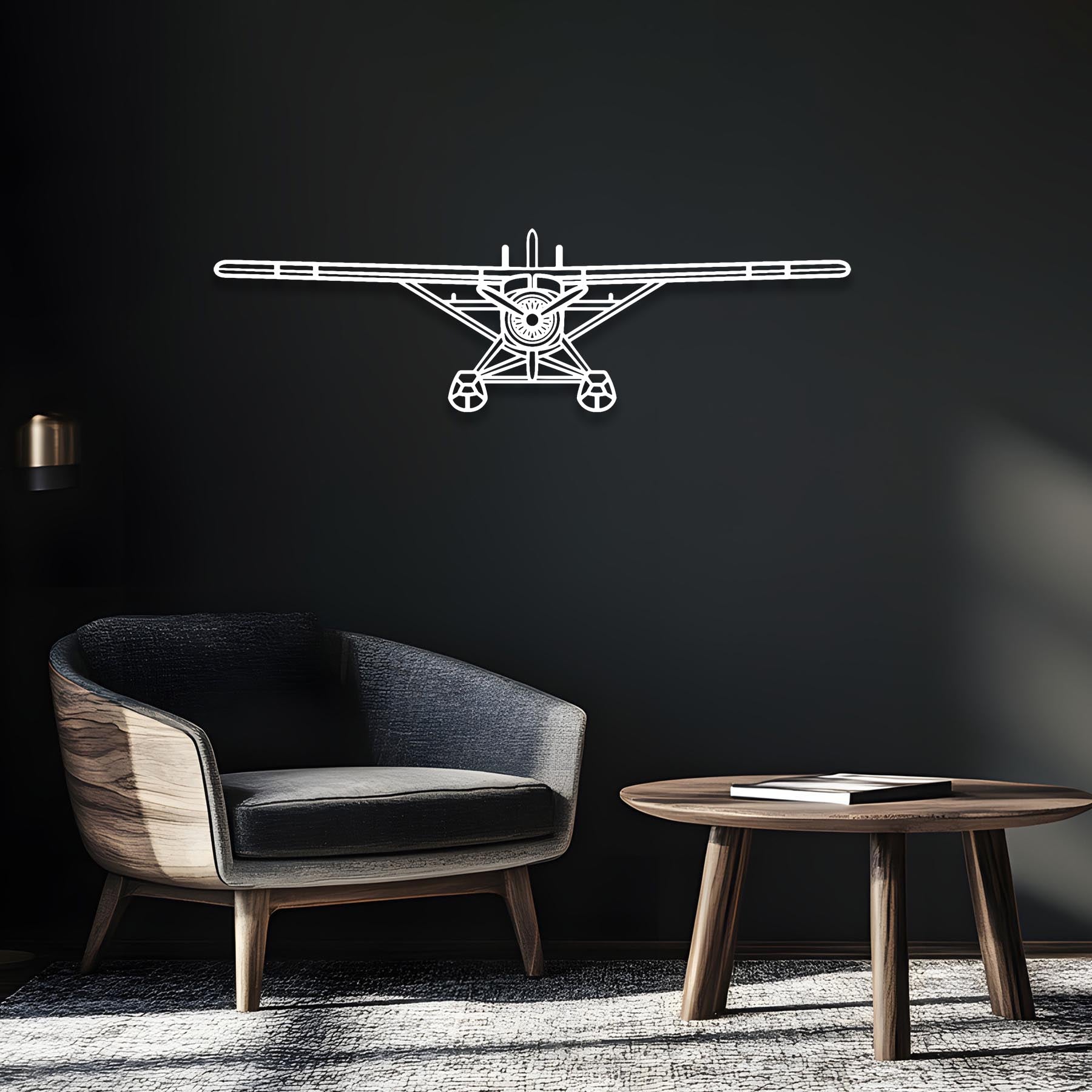DHC-2 Beaver Metal Aircraft Wall Art - NCP0549