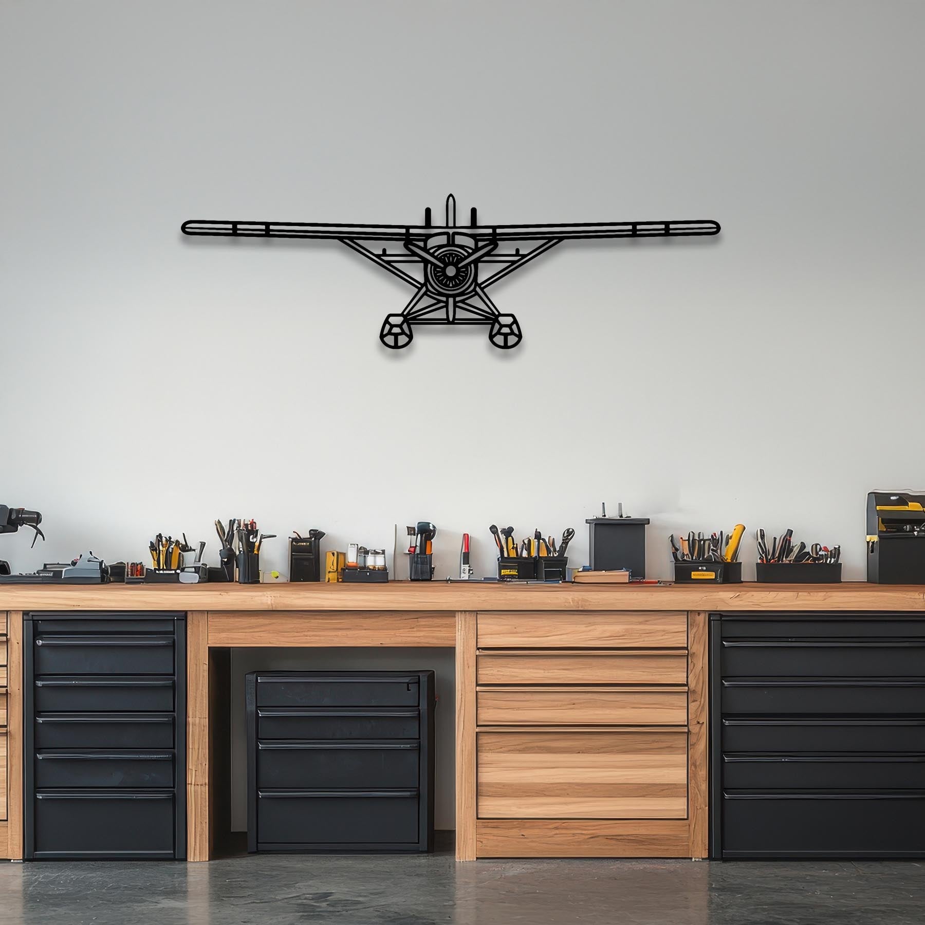 DHC-2 Beaver Metal Aircraft Wall Art - NCP0549