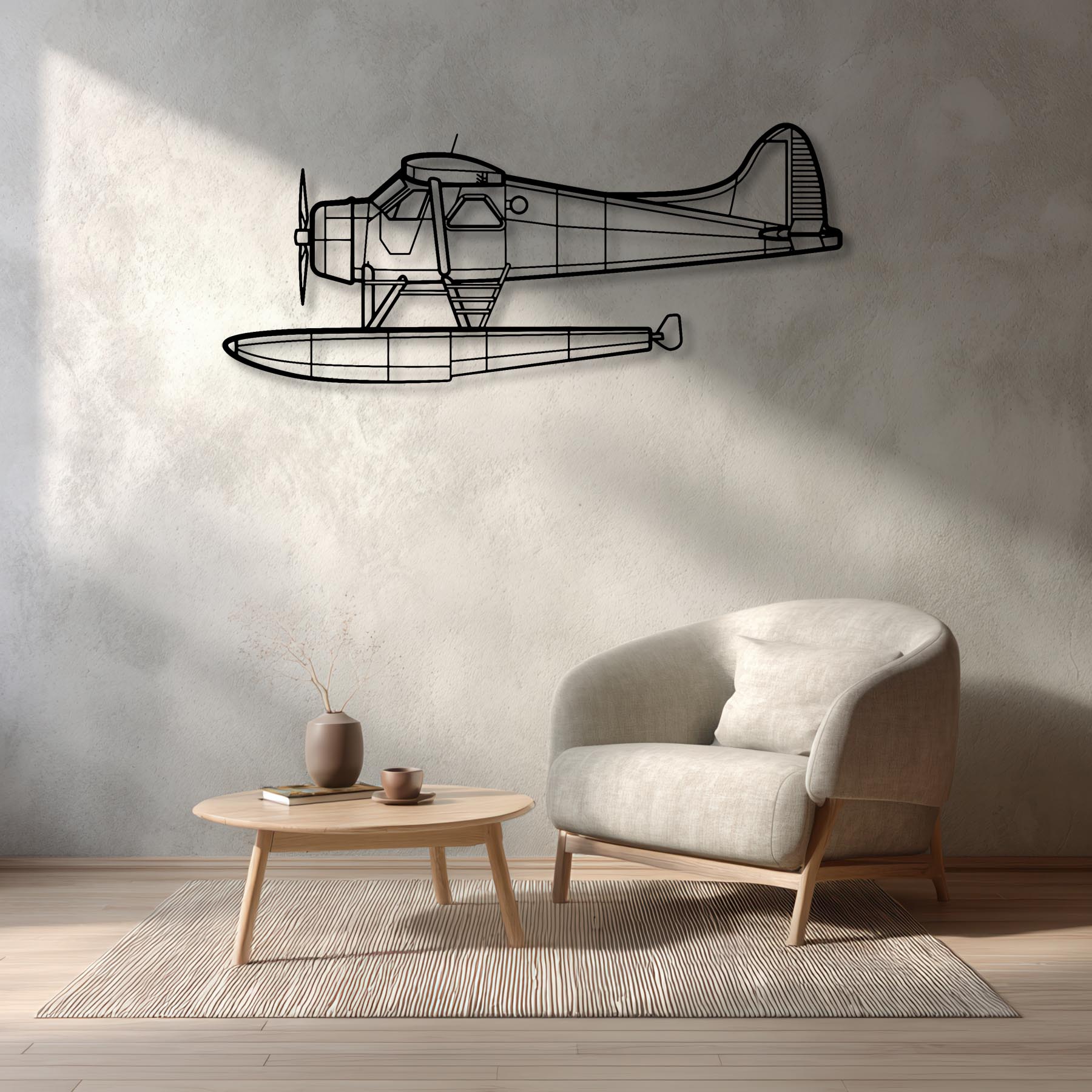 DHC-2 MK III Turbo Beaver Metal Aircraft Wall Art - NCP0170
