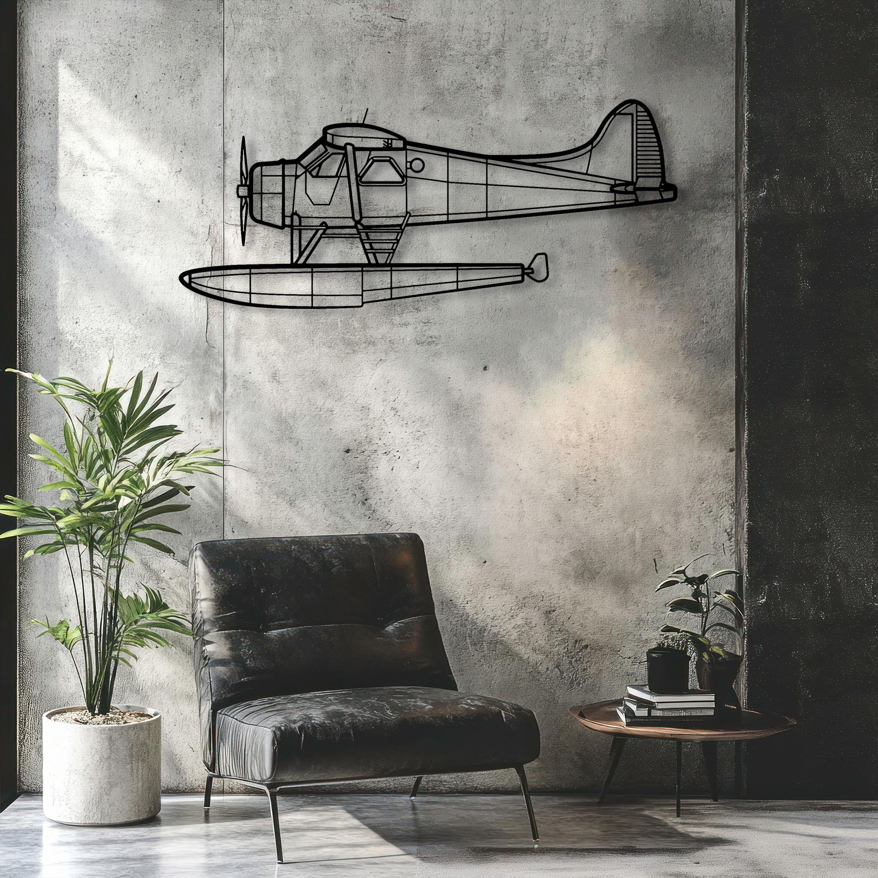 DHC-2 MK III Turbo Beaver Metal Aircraft Wall Art - NCP0170