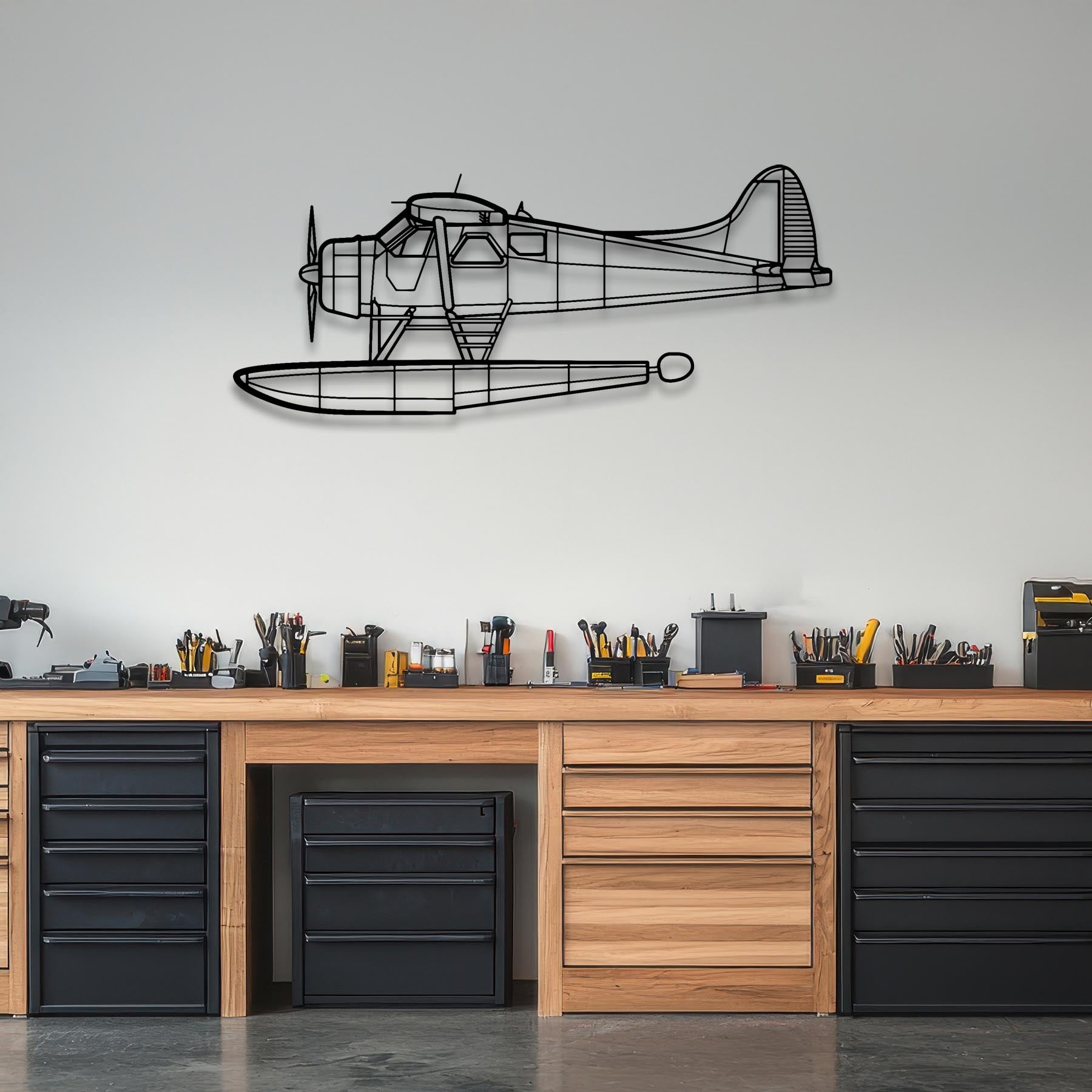 DHC-2 MK I Metal Aircraft Wall Art - NCP0219