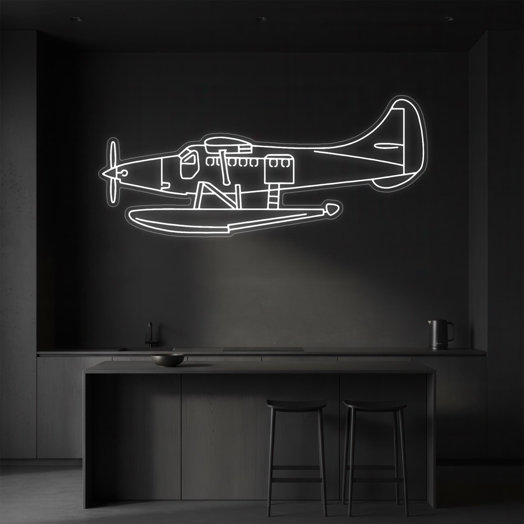 DHC-3T Neon Silhouette