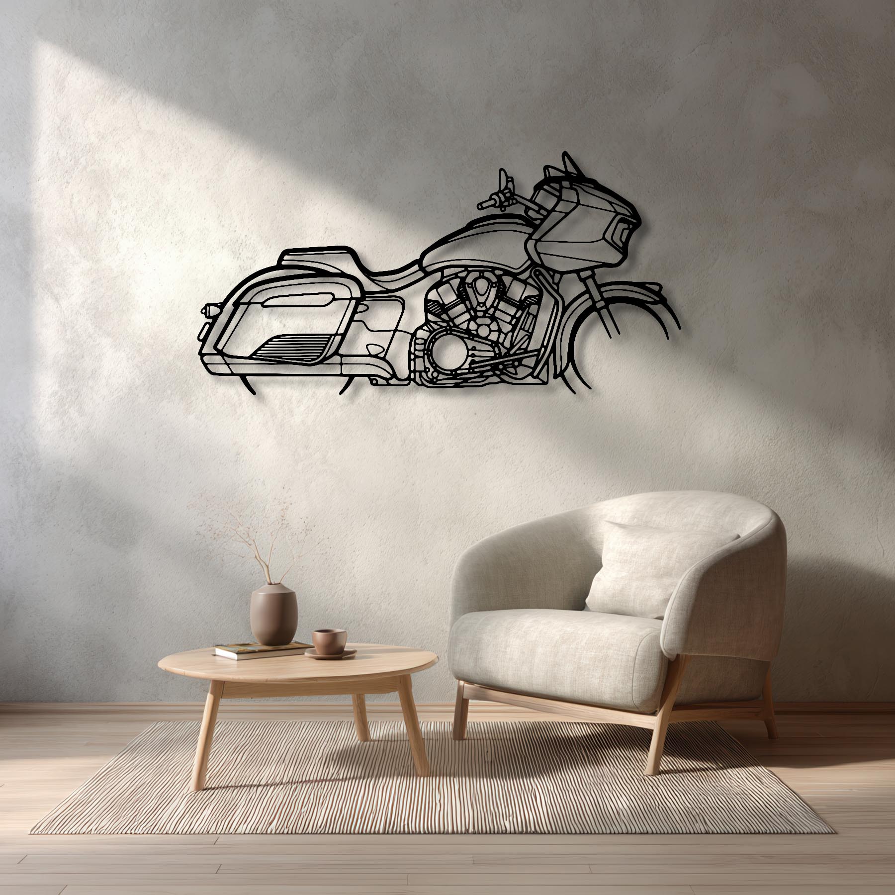 Dark Horse Silhouette Metal Wall Art