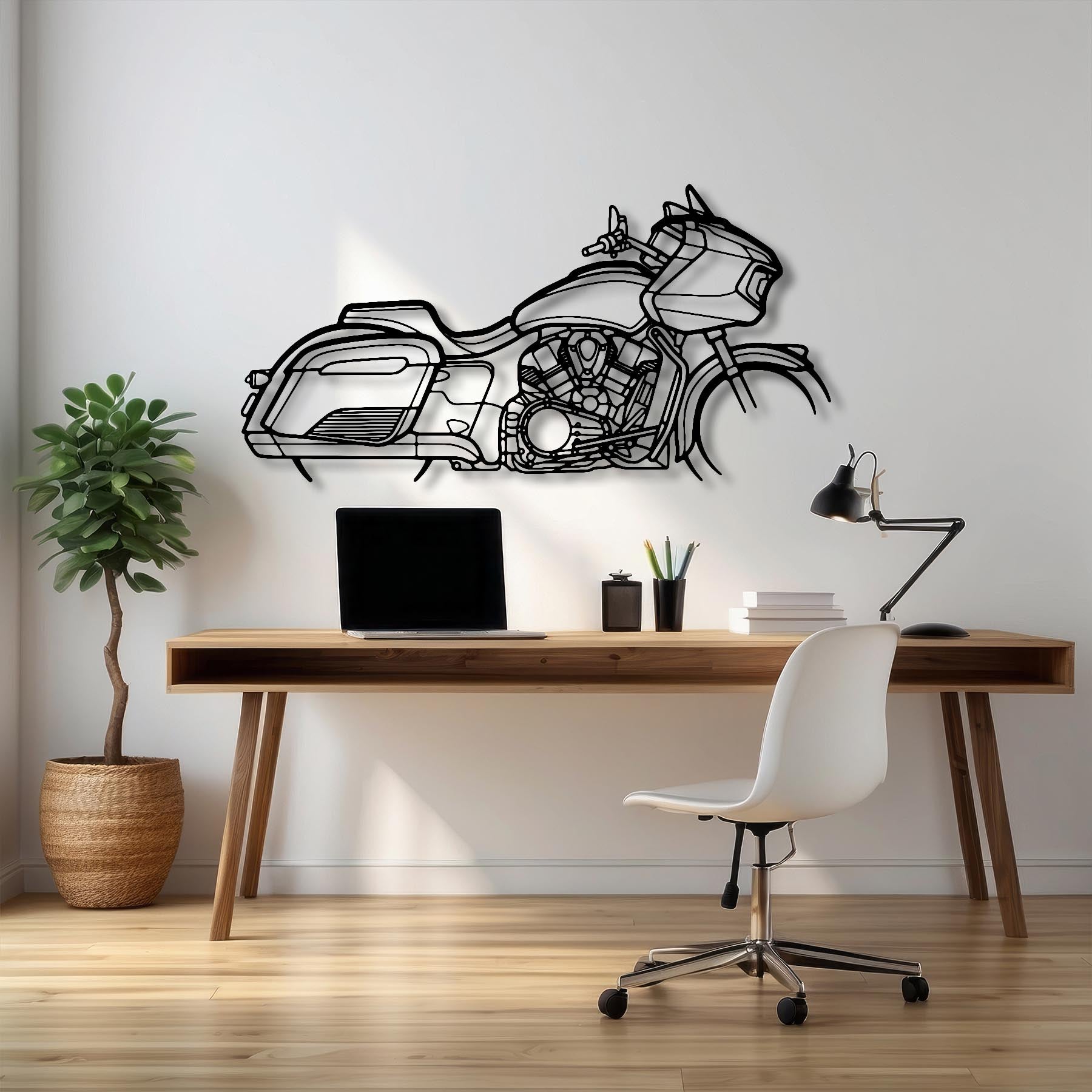 Dark Horse Silhouette Metal Wall Art