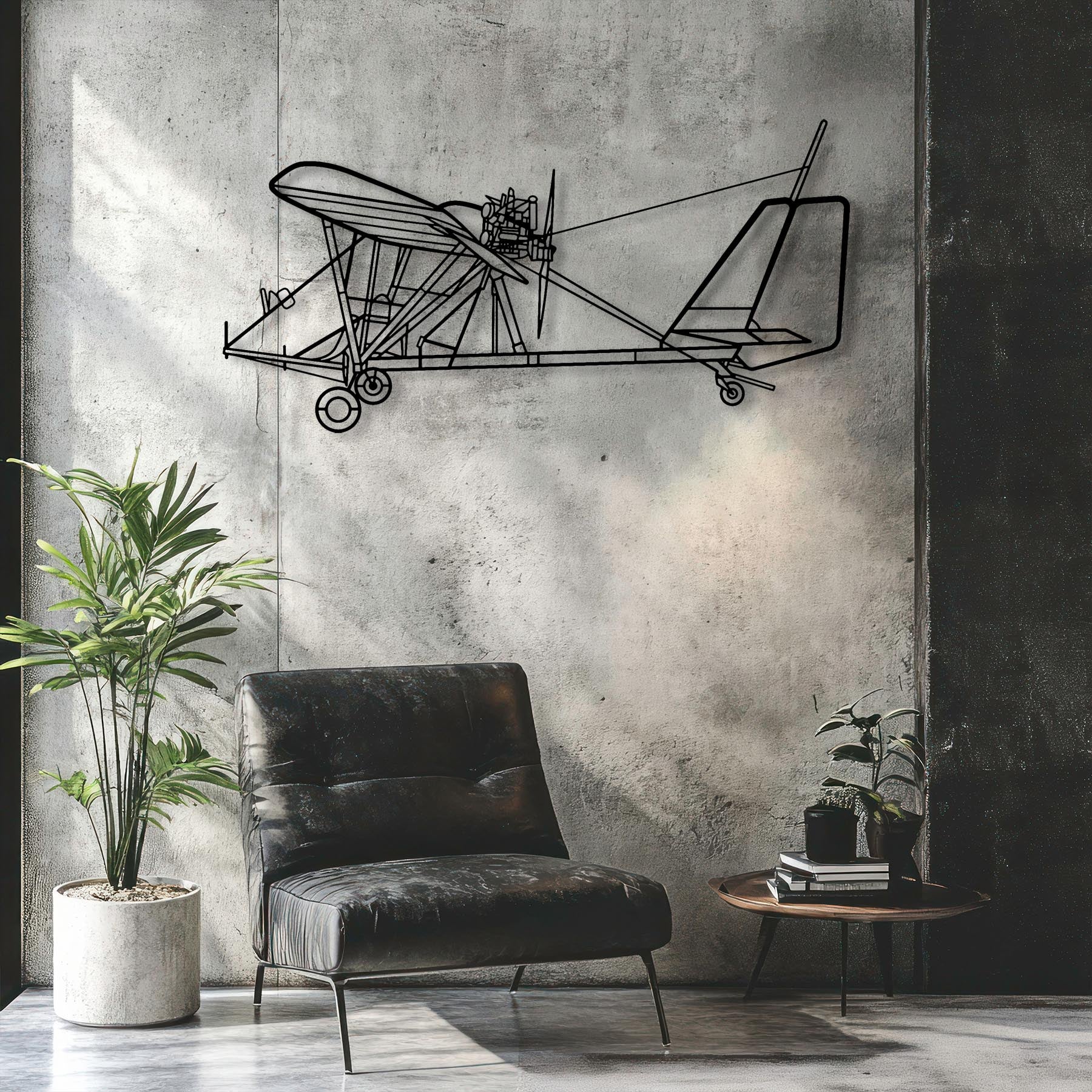 Dragonfly C Metal Aircraft Wall Art - NCP0419