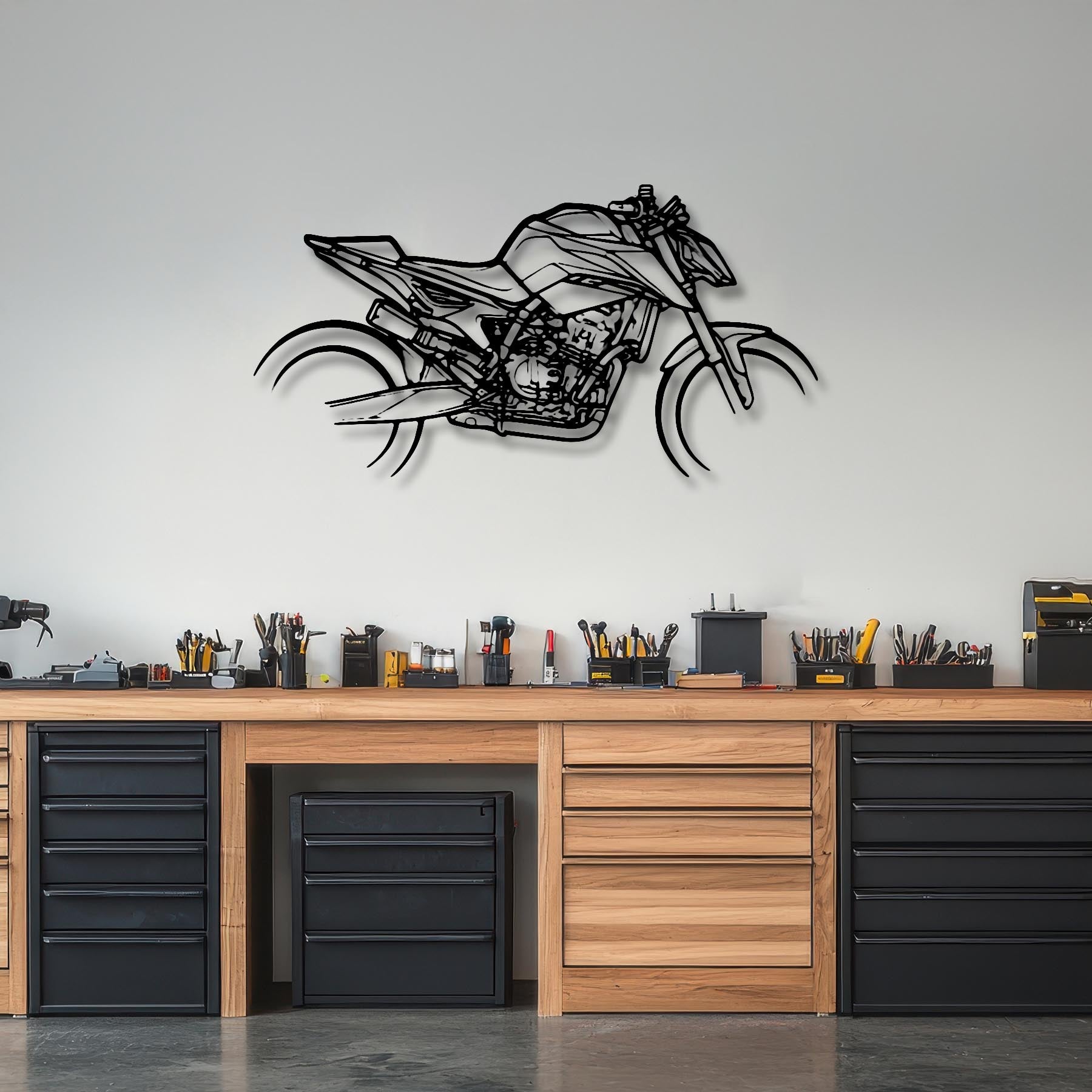 Duke 890 2021 Silhouette Metal Wall Art