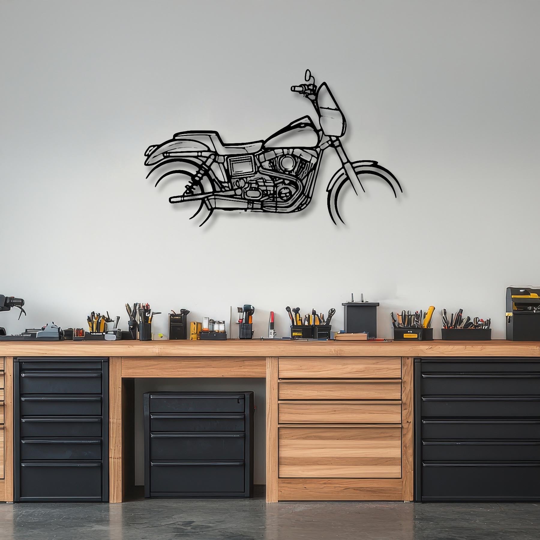 Dyna Low Rider 2015 Silhouette Metal Wall Art