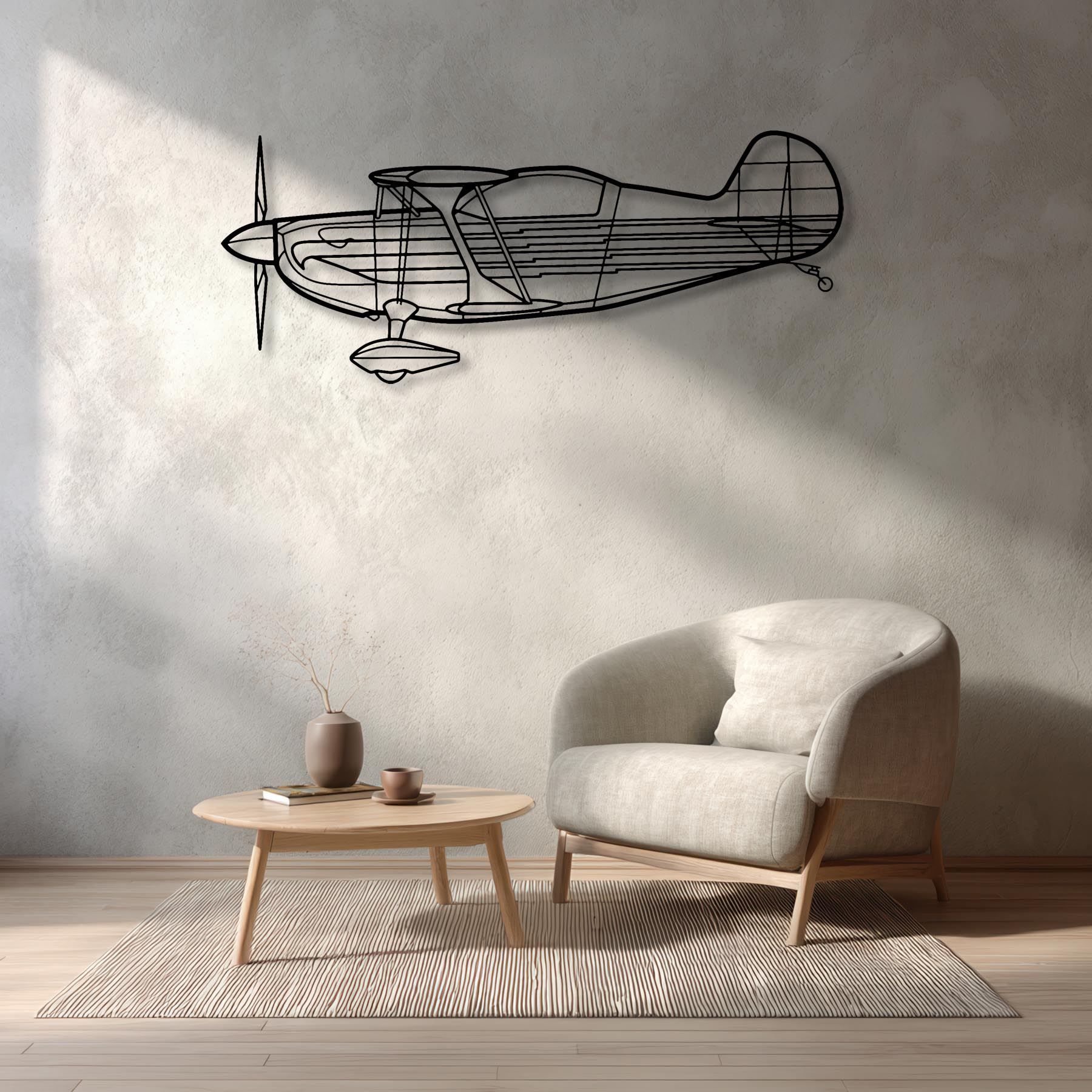 Eagle II Metal Aircraft Wall Art - NCP0174