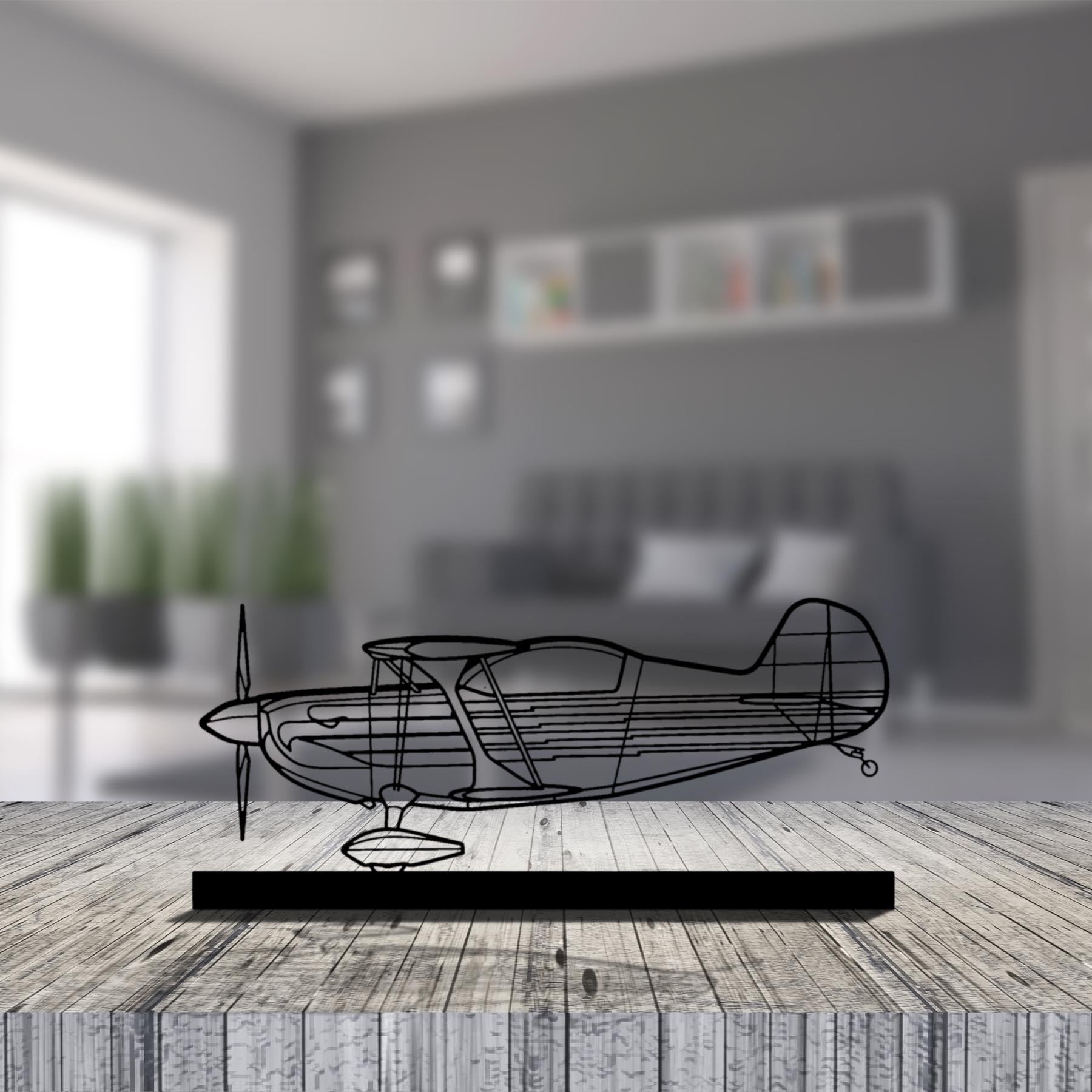 Eagle II Silhouette Metal Art Stand