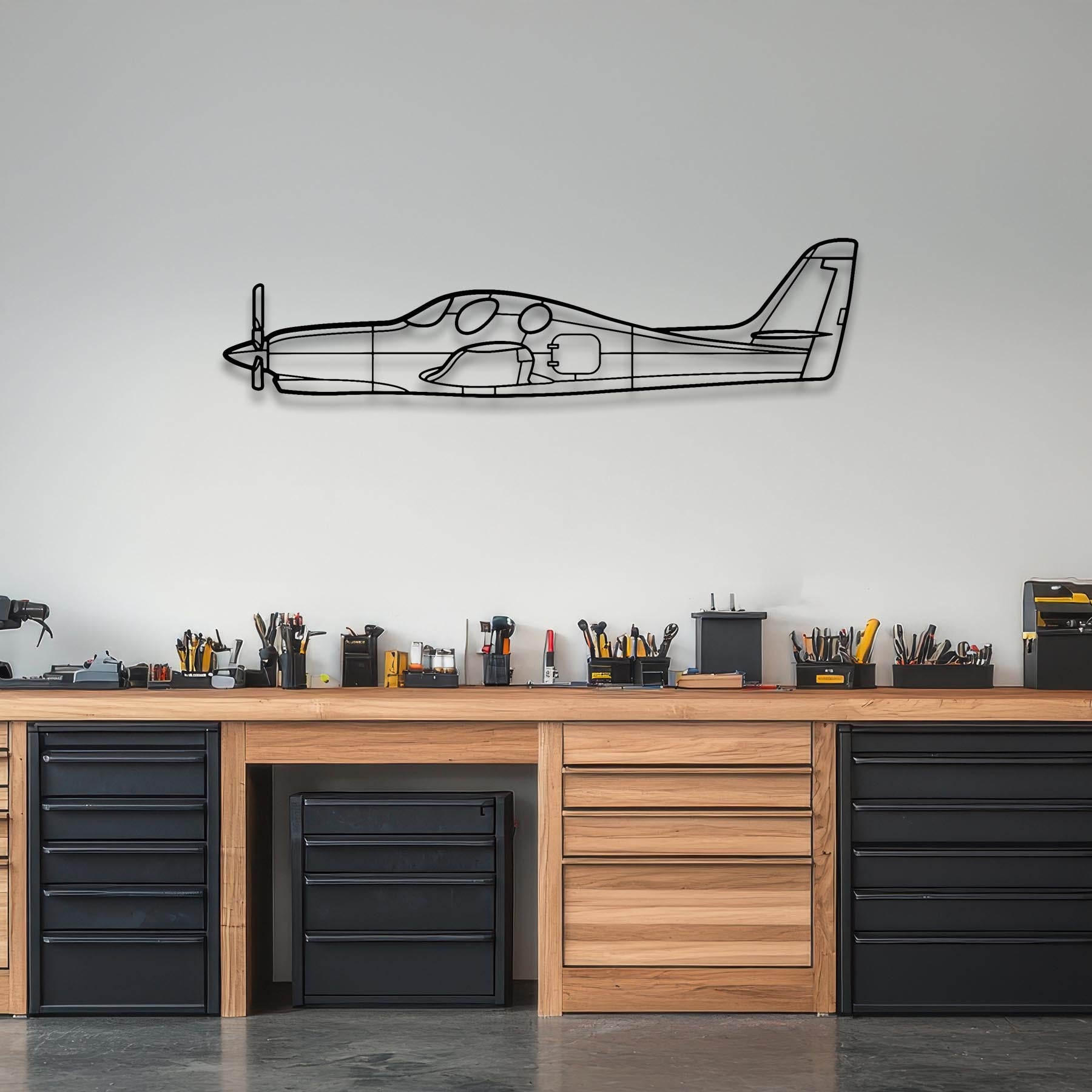 Evolution Metal Aircraft Wall Art - NCP0421