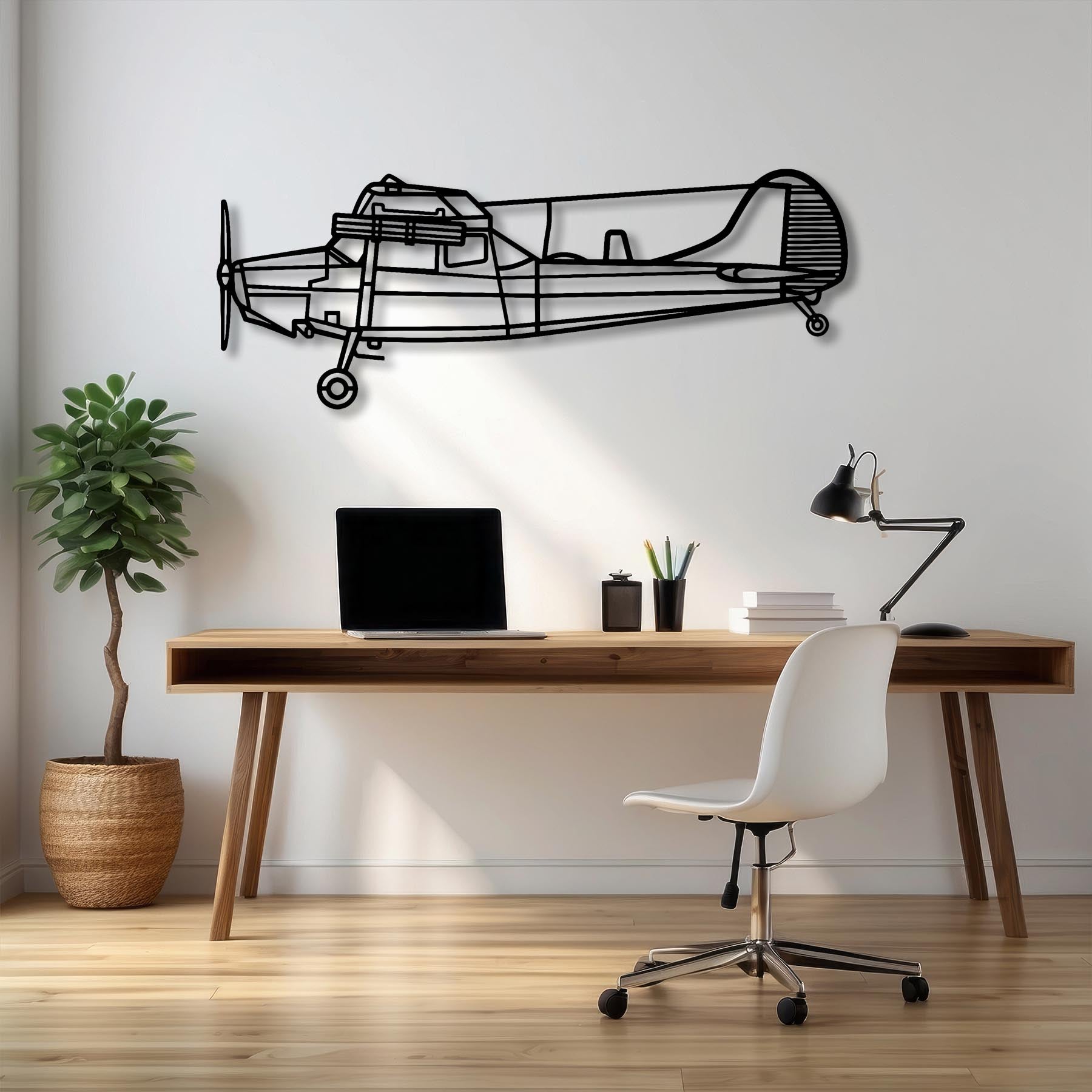 F-35A Lightning II Front Metal Neon Aircraft Wall Art - NCN0043