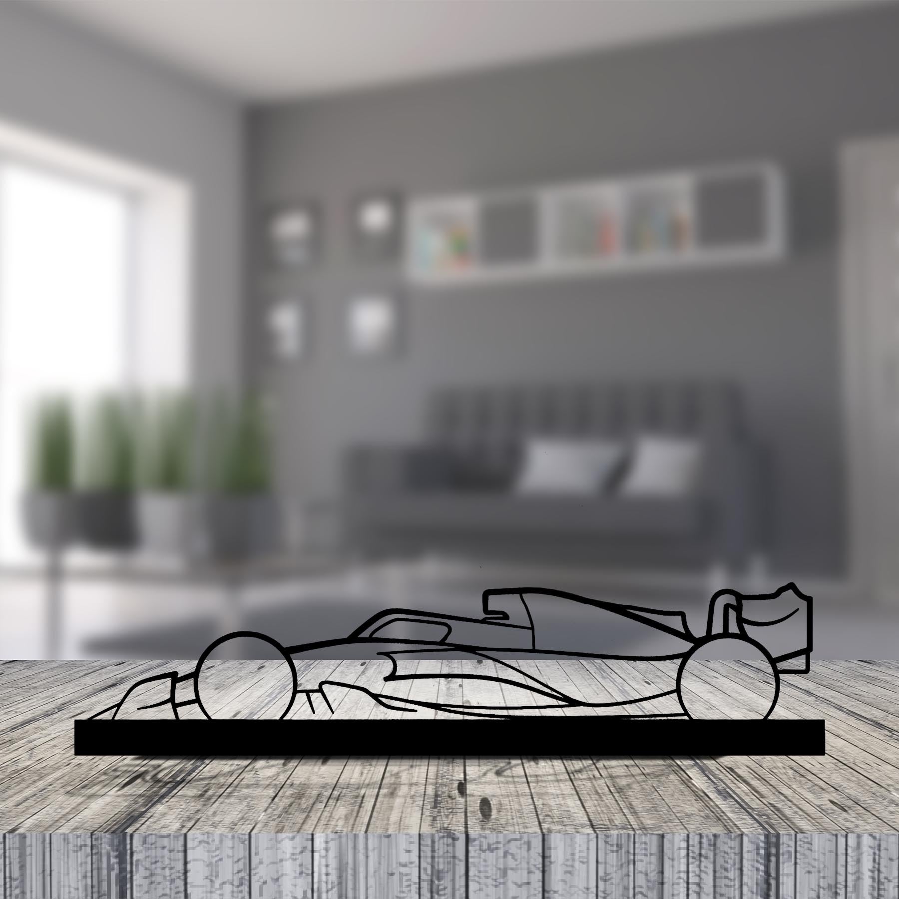 F1 2022-2023 Silhouette Metal Art Stand