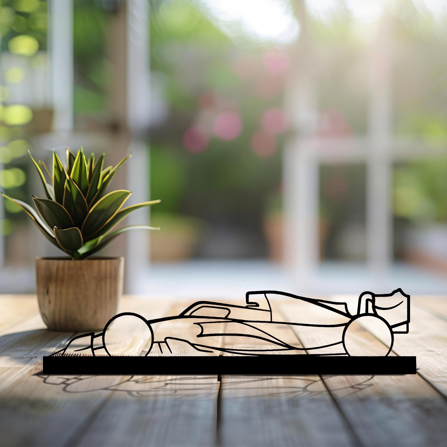 F1 2022-2023 Silhouette Metal Art Stand