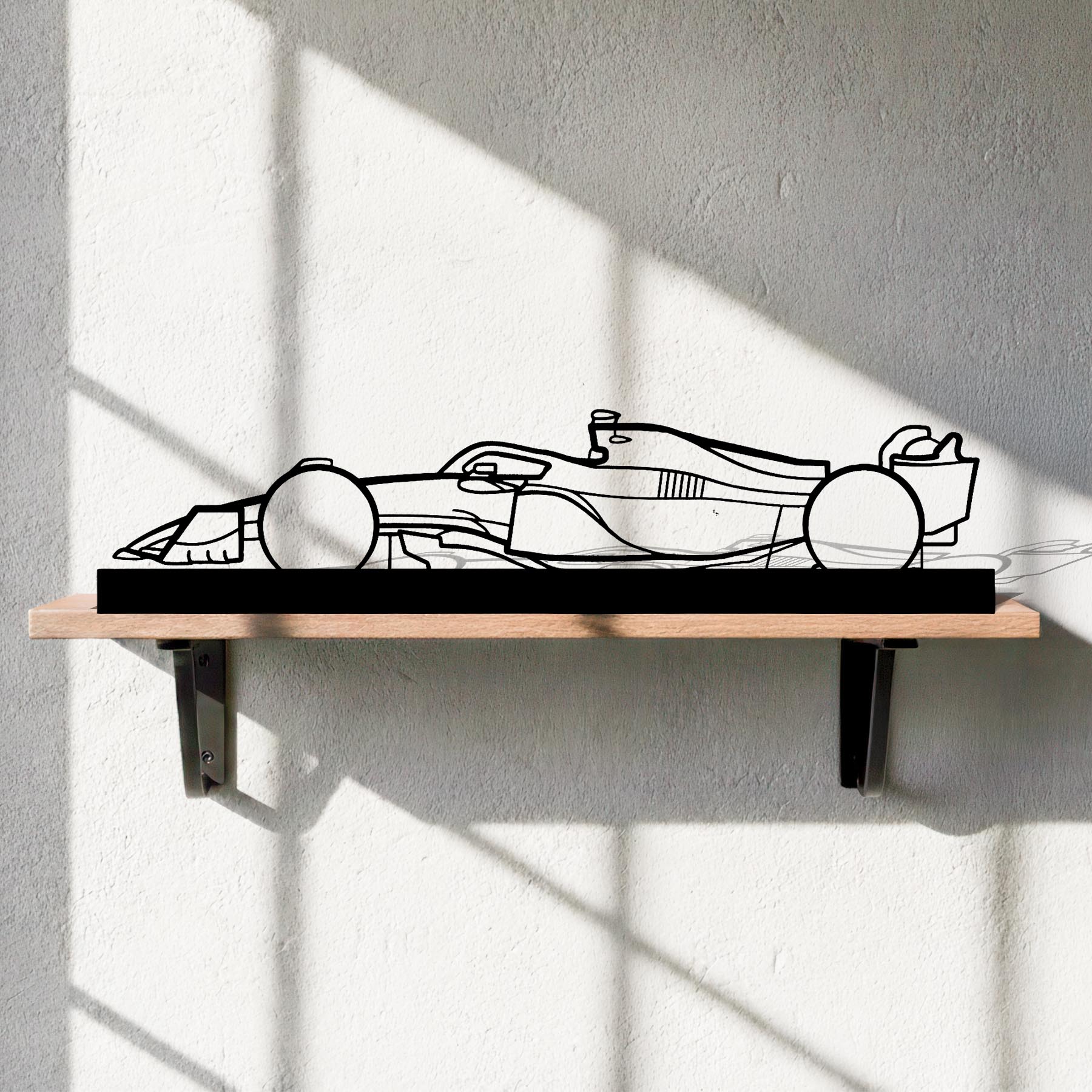 F1 2022 Mercedes Silhouette Metal Art Stand