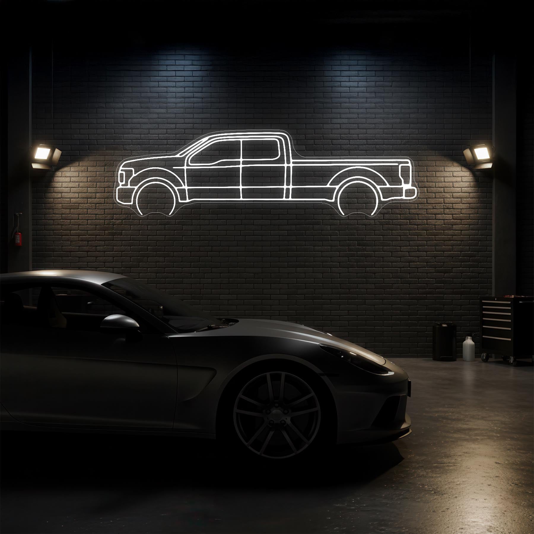 F350 2020 Neon Silhouette