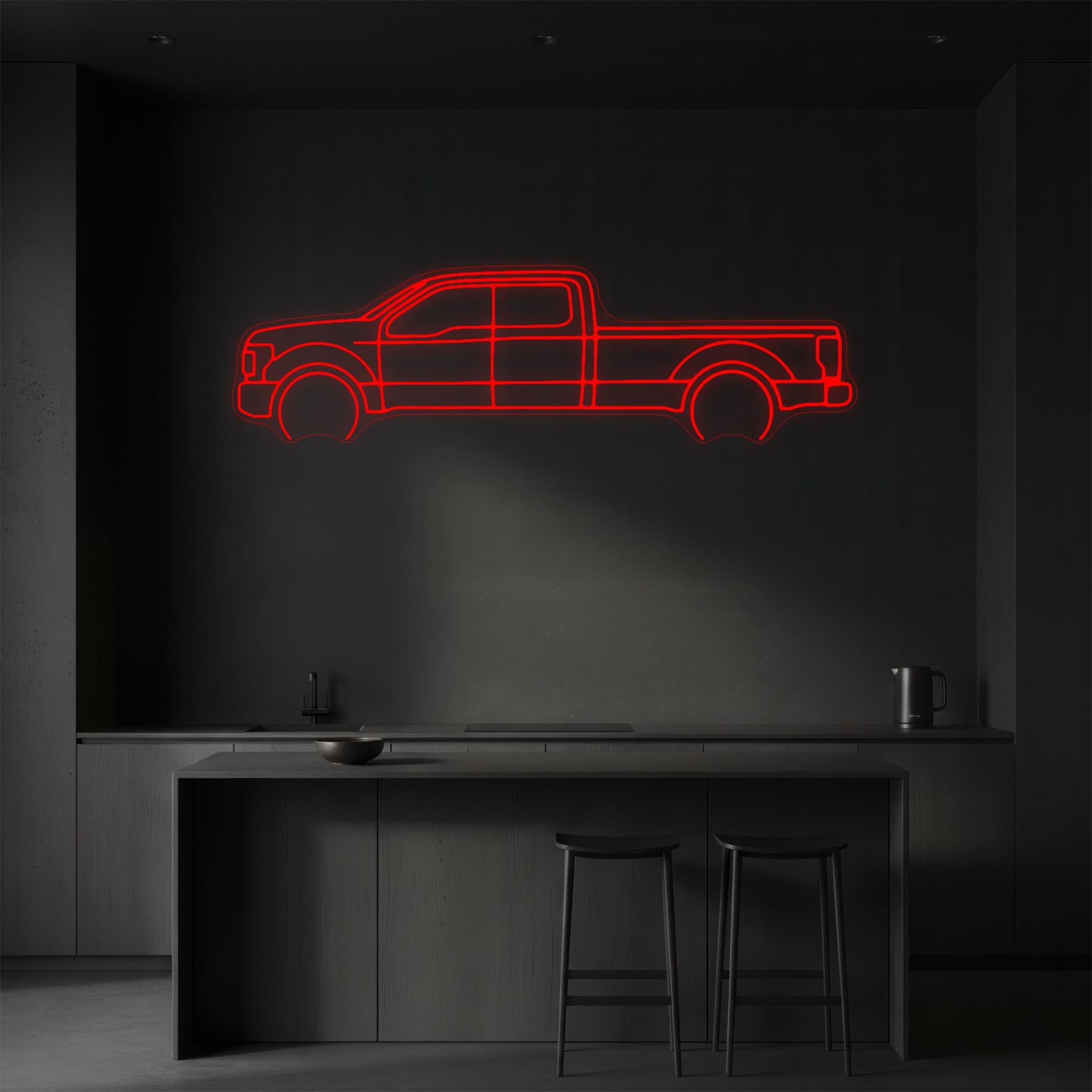 F350 2020 Neon Silhouette