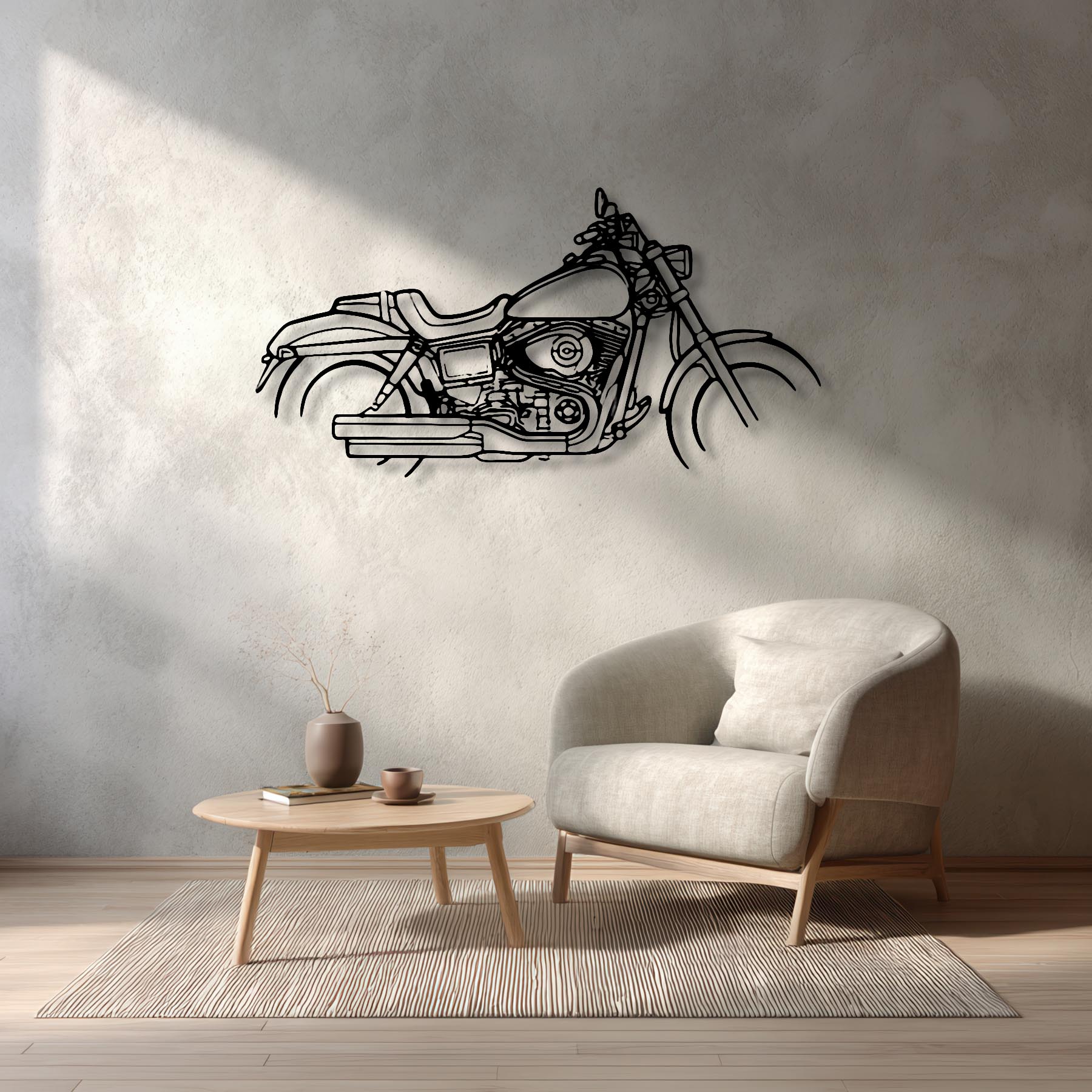 Fatbob 2014 Silhouette Metal Wall Art
