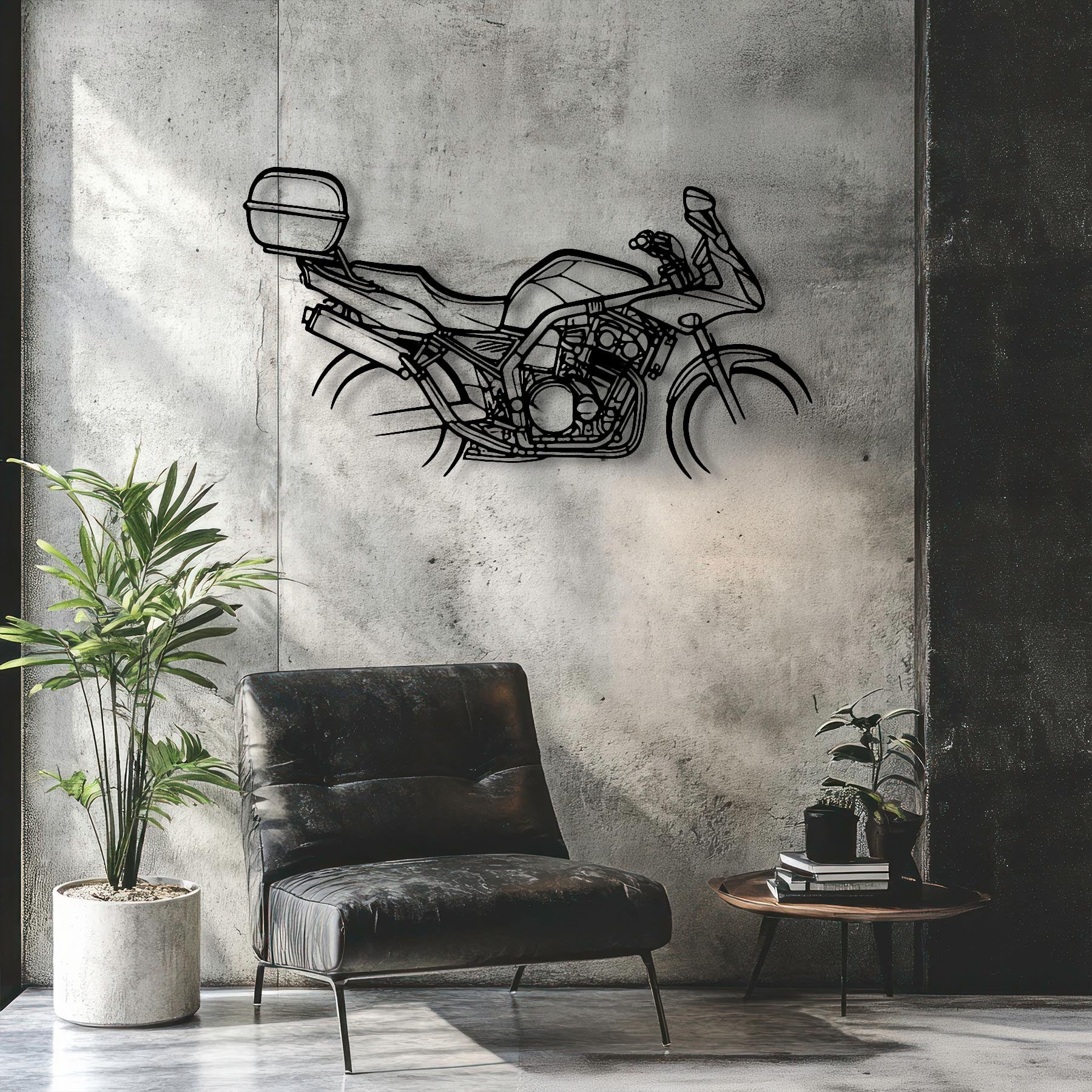Fazer 600 2002 Silhouette Metal Wall Art
