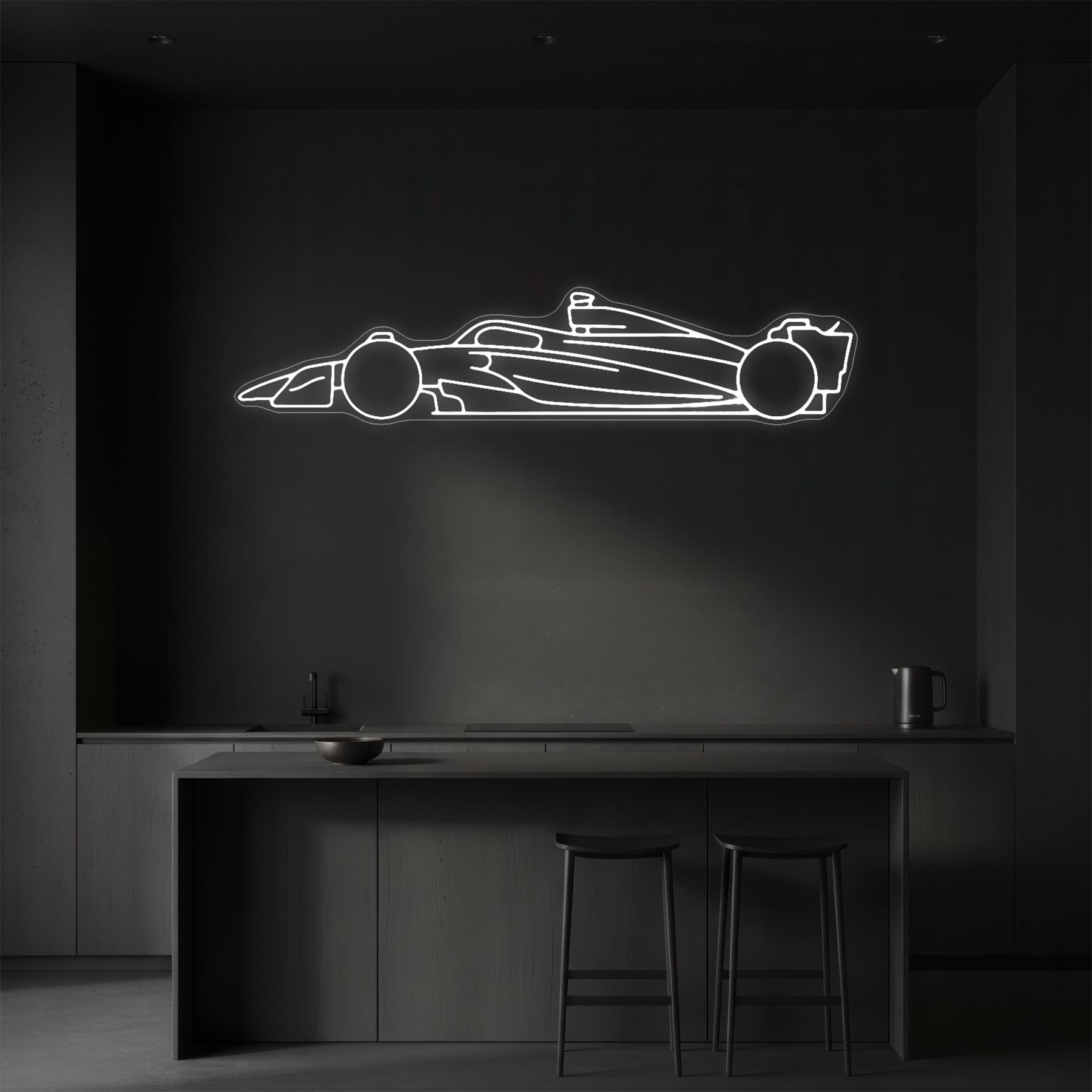 Formula F1 2025 Neon Silhouette