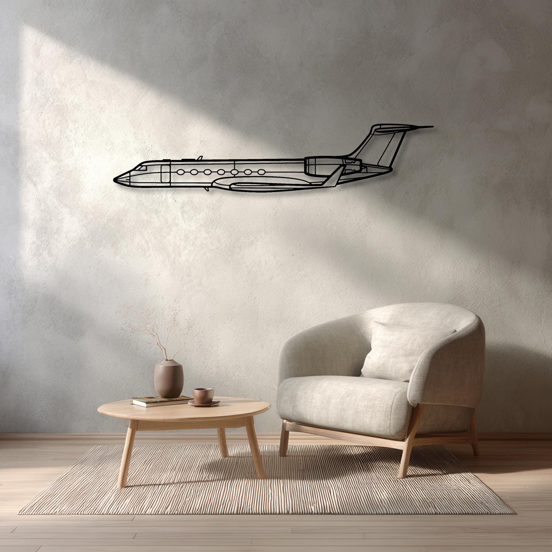G550 Metal Aircraft Wall Art - NCP0089
