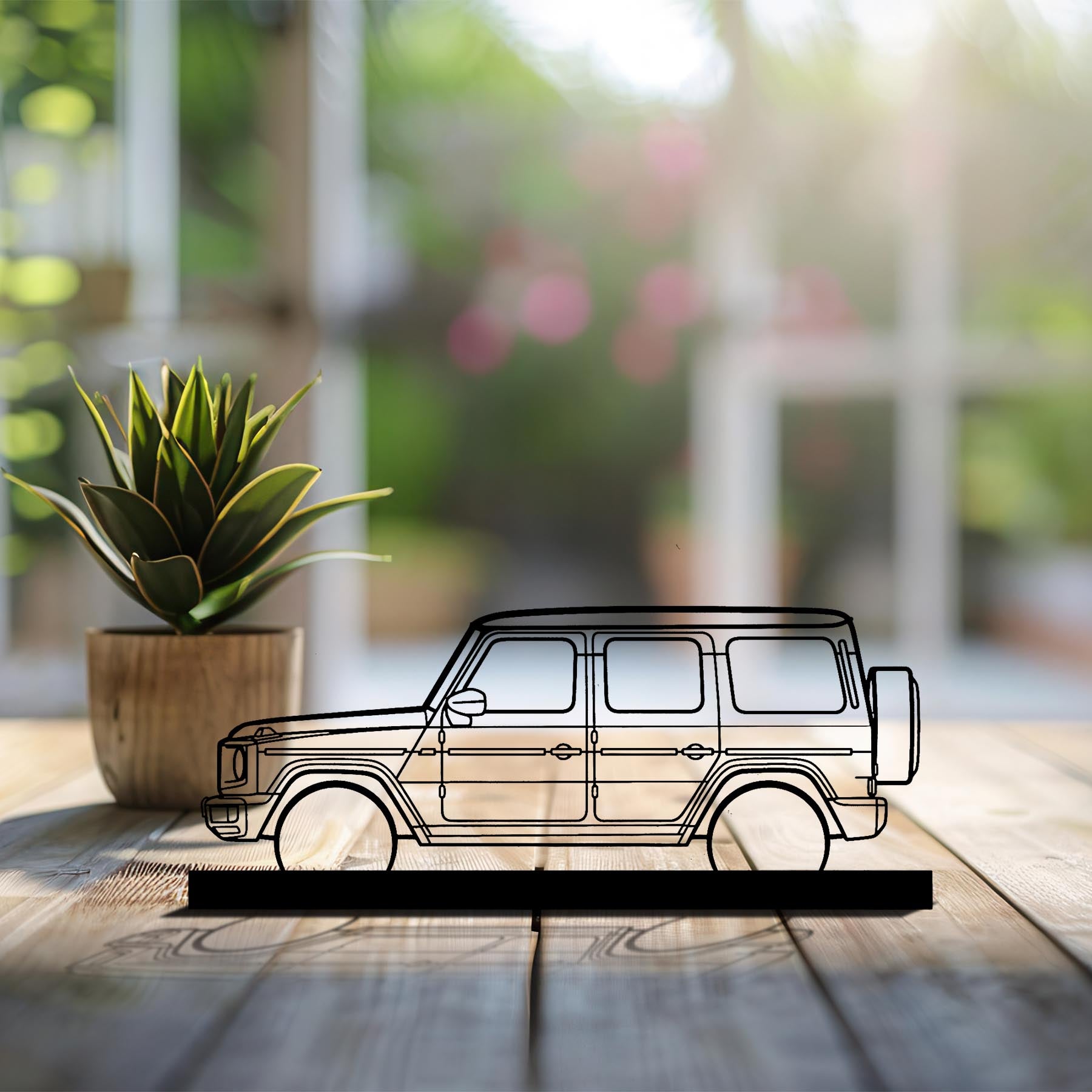 G63 AMG 2021 Silhouette Metal Art Stand