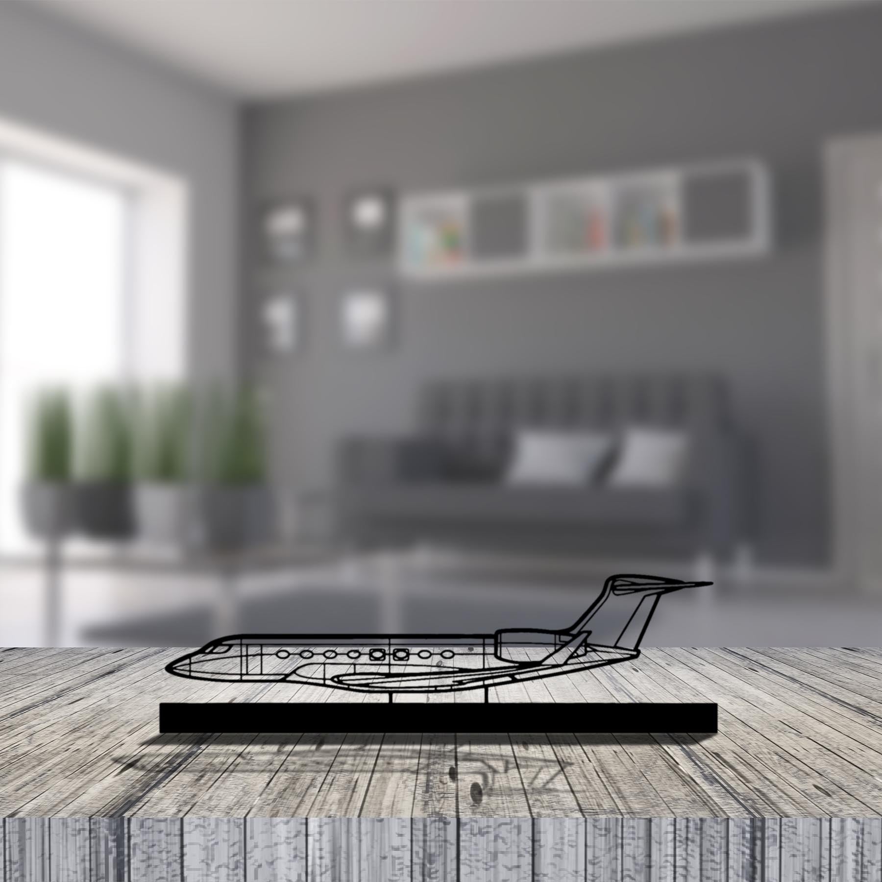 G650 Silhouette Metal Art Stand