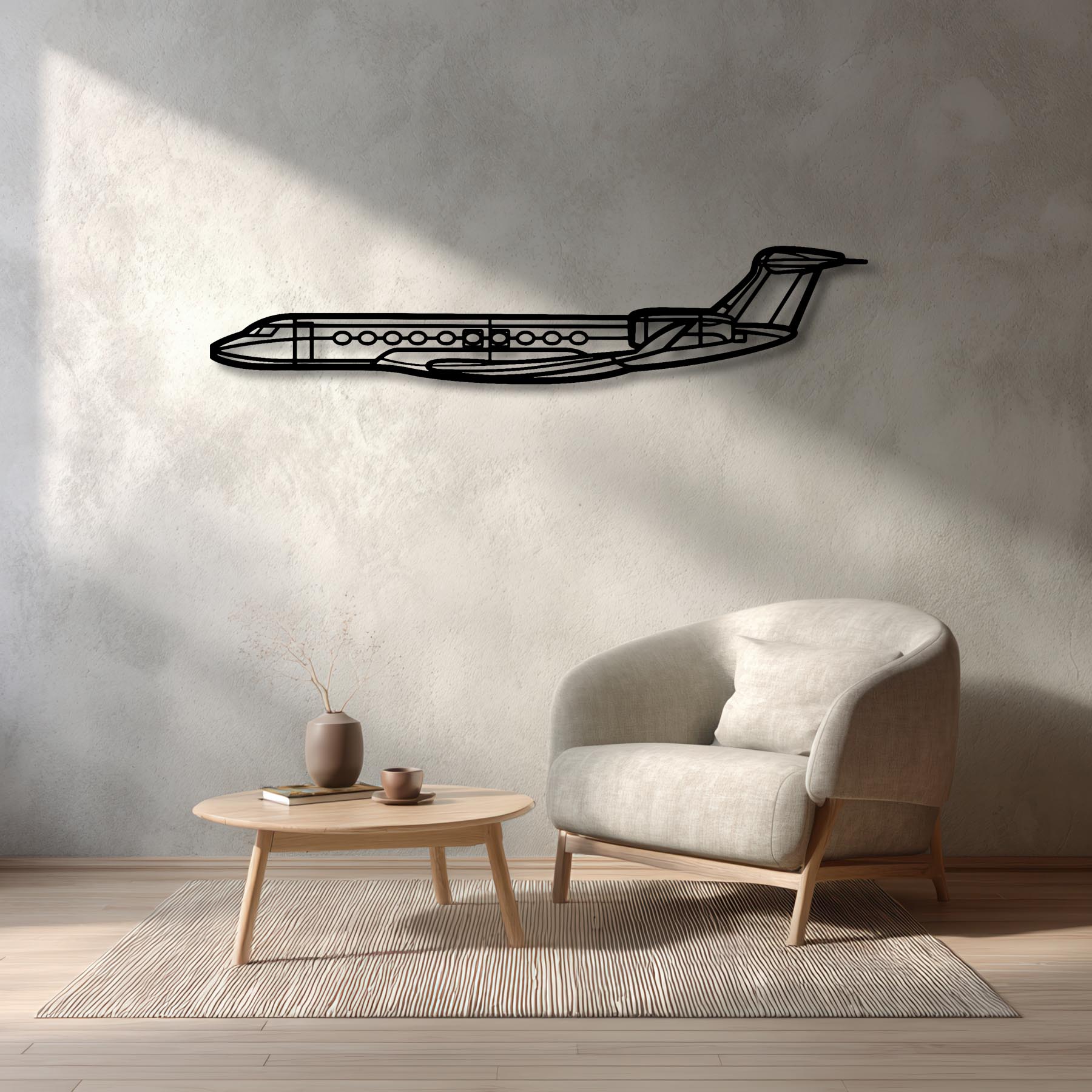 G700 Metal Aircraft Wall Art - NCP0568