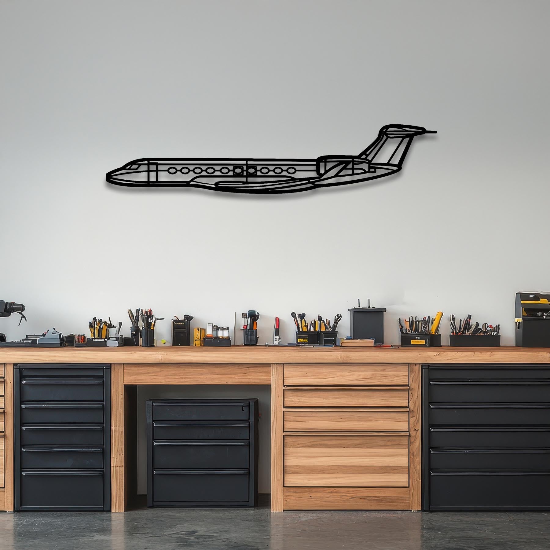 G700 Metal Aircraft Wall Art - NCP0568