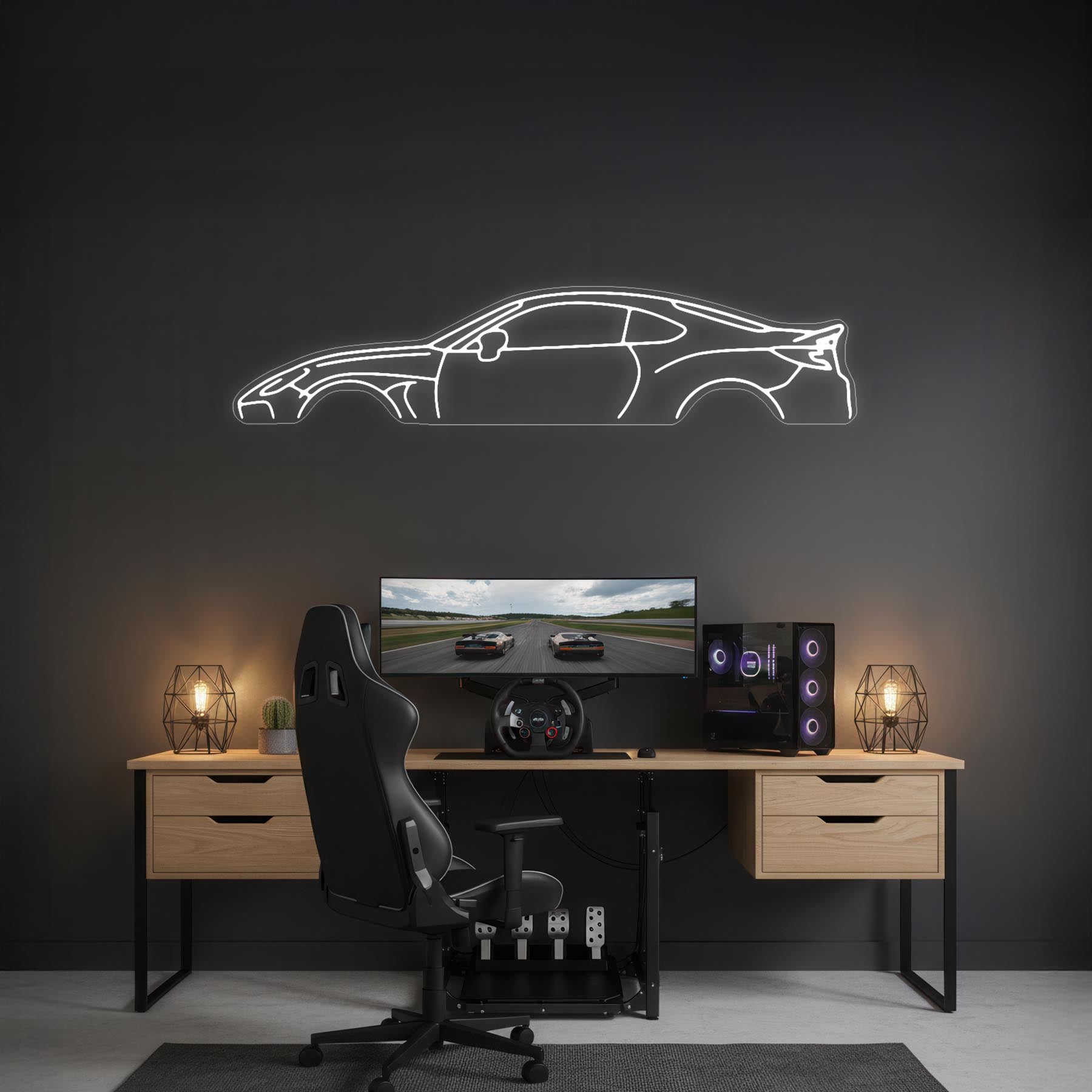 GR86 2023 Neon Silhouette